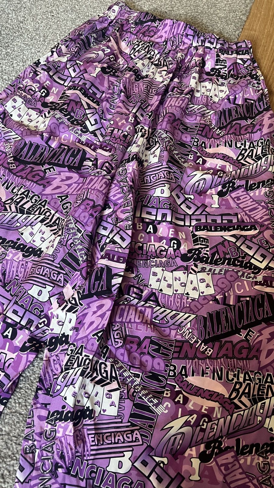 Balenciaga Balenciaga Trompe L'oeil Casino Pants Size US 34 / EU 50 - 2 Thumbnail
