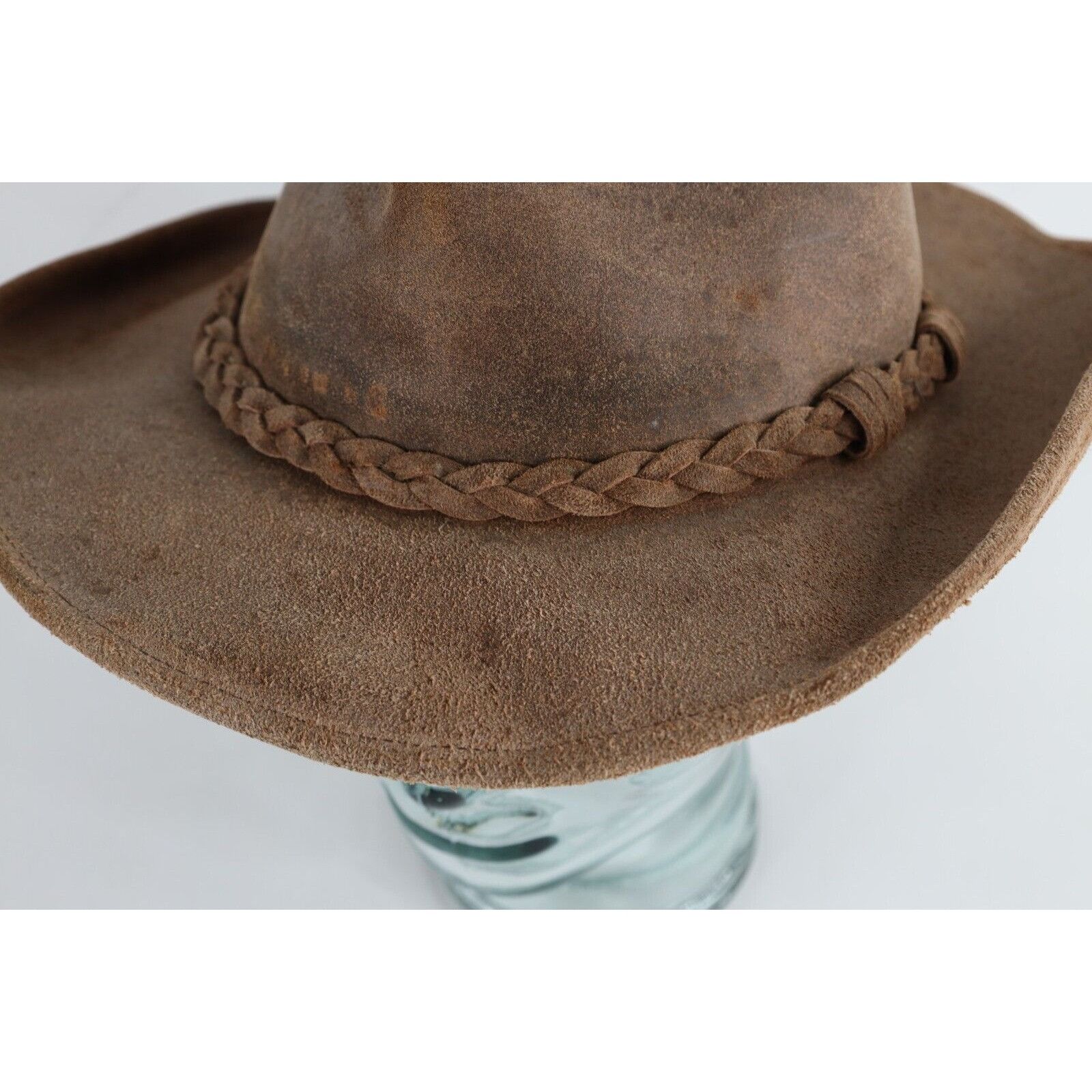 Minnetonka × Vintage Vintage 90s Minnetonka Leather Outback Bush Safari Hat Size ONE SIZE - 2 Thumbnail