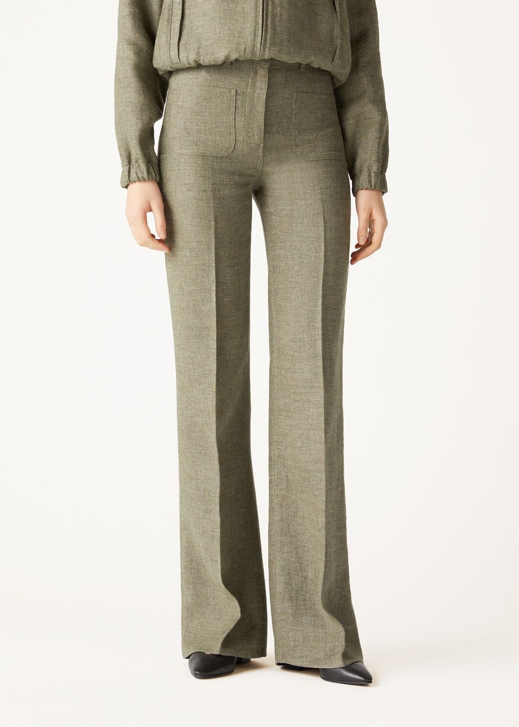 Loro Piana o1srvl11e0825 FAO6463 Danbeth Pant in Light Green Size 28" / US 6 / IT 42 - 4 Thumbnail