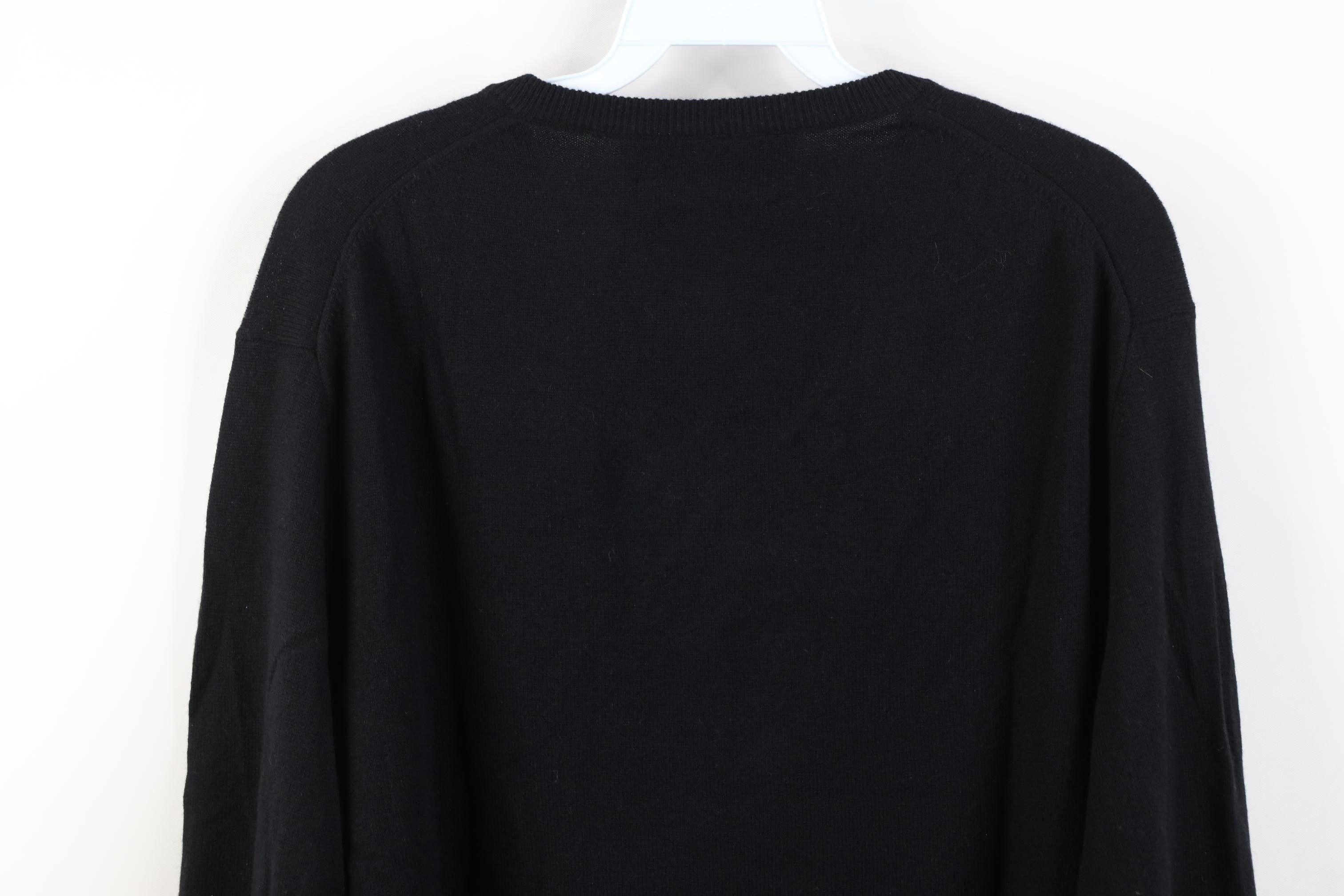 Polo Ralph Lauren Vintage 90s Ralph Lauren Merino Wool Knit V-Neck Sweater Size US XL / EU 56 / 4 - 8 Thumbnail