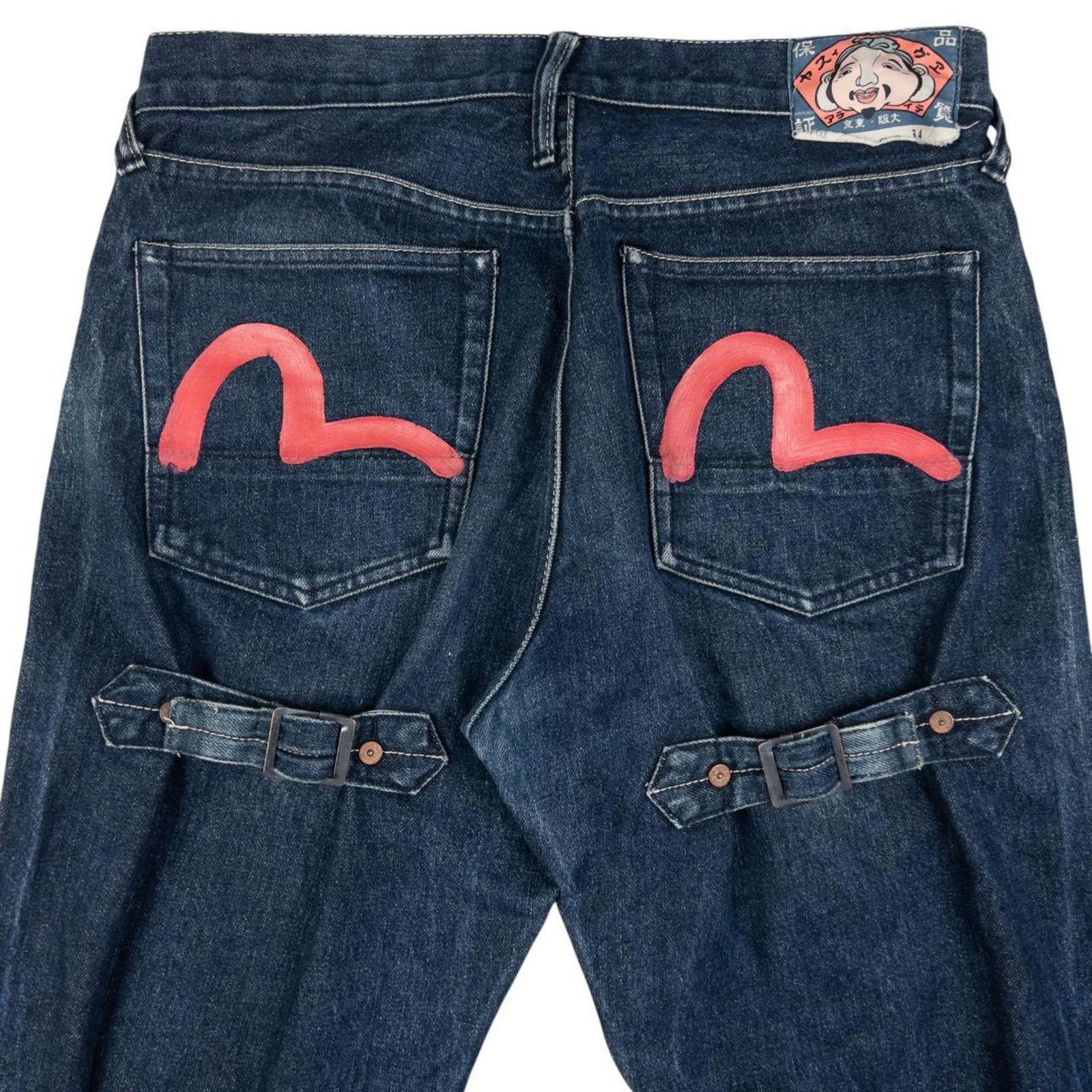 Evisu Vintage Evisu Double Gull Bondage Denim Jeans Size W32 Size US 32 / EU 48 - 2 Thumbnail