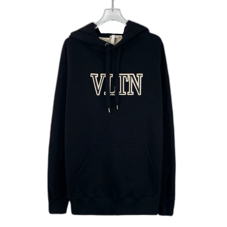 Valentino Valentino Logo Embroidered Hooded Sweatshirt Size XS / US 0-2 / IT 36-38 - 1 Thumbnail