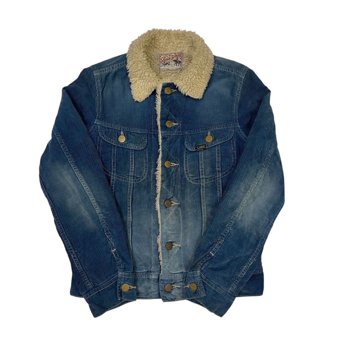 Lee ⚡️Vintage Lee Storm Rider Shearling Jacket Size US XS / EU 42 / 0 - 6 Thumbnail