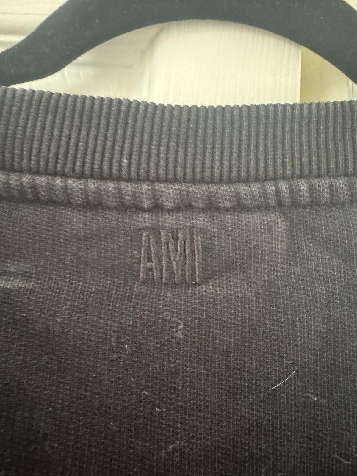 AMI AMI Alexandre Mattiussi Black Smiley Patch Sweater Size S Size US S / EU 44-46 / 1 - 3 Thumbnail