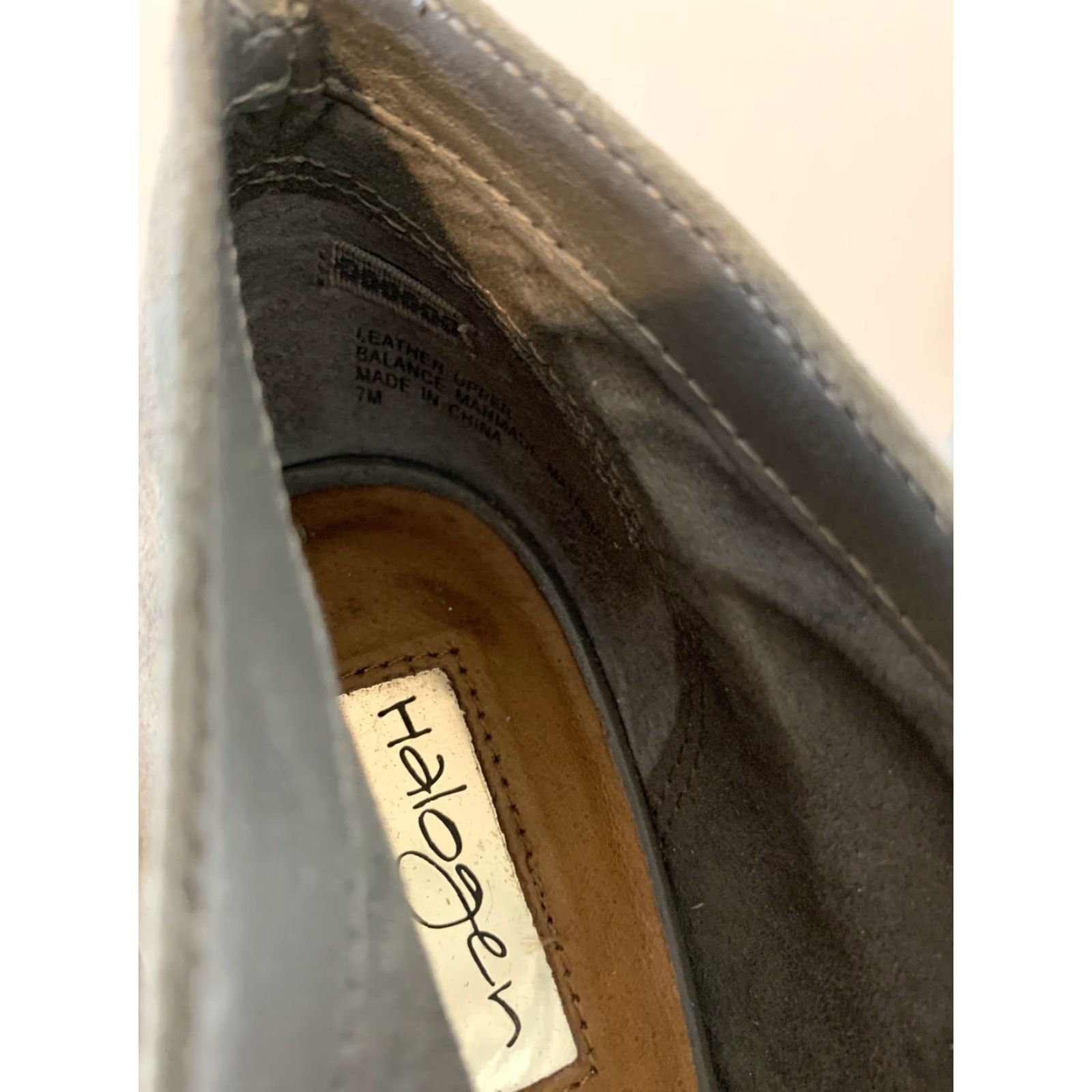 Vintage Halogen Gray Suede Leather Peep Toe Heels US Women's Size 7 Size US 7 / IT 37 - 5 Thumbnail