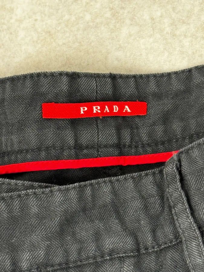 Prada AW2007 Prada Black Striped Cozy Pants Size US 34 / EU 50 - 9 Thumbnail