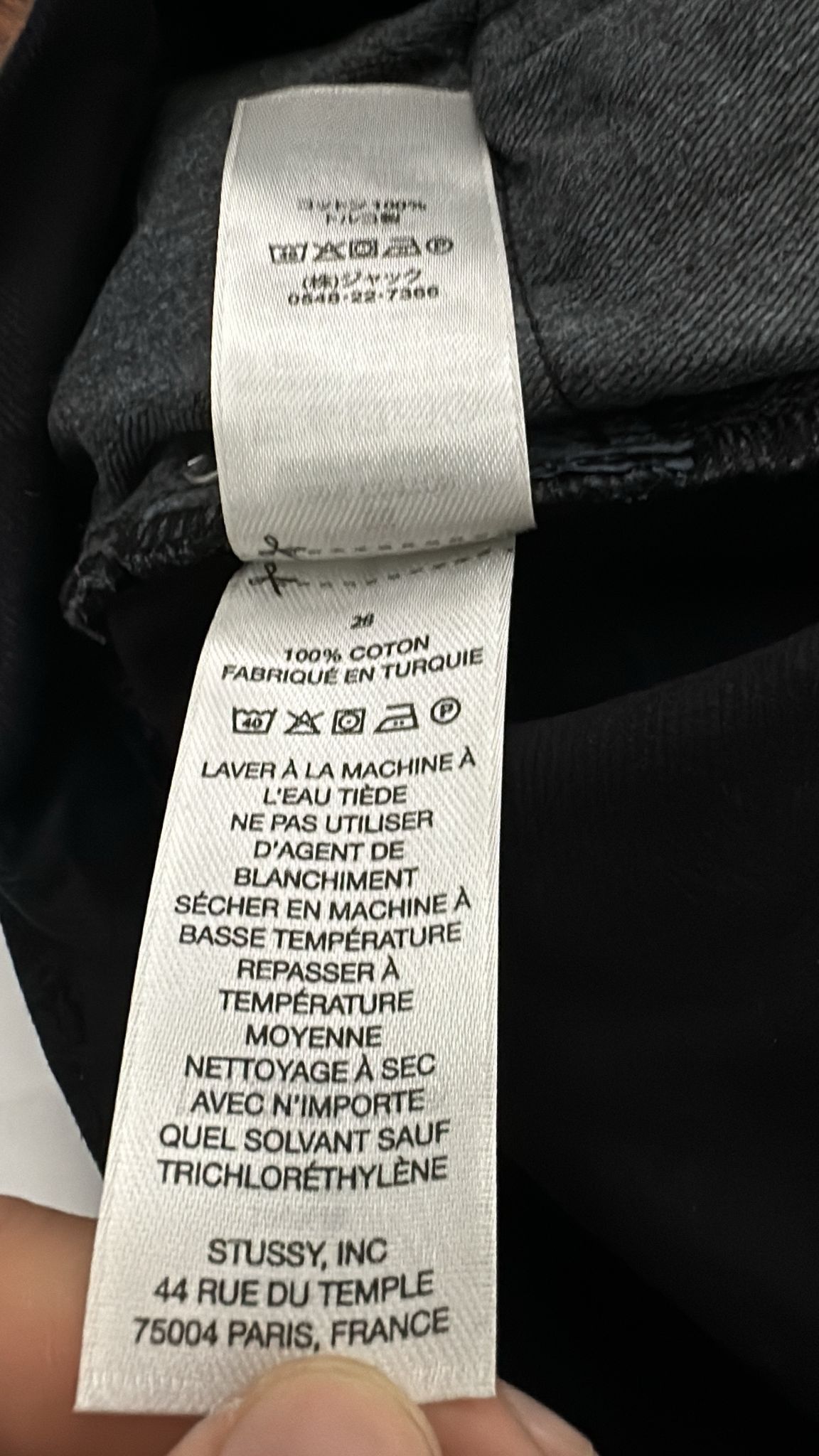 Stussy × Vintage Stüssy Classic Jean Size 28 Black Size US 28 / EU 44 - 10 Thumbnail