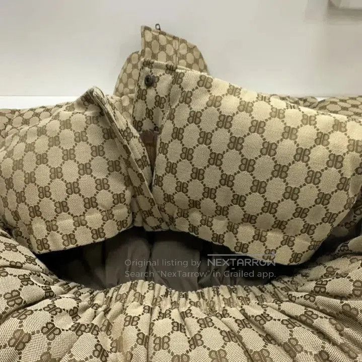 Balenciaga Balenciaga x Gucci Brown Patterned Puffer Jacket. Size US S / EU 44-46 / 1 - 8 Thumbnail