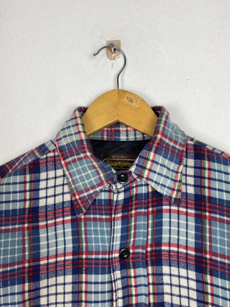 Flannel sears perma prest shadow plaid flannel jacket quilted lining Size US M / EU 48-50 / 2 - 4 Thumbnail