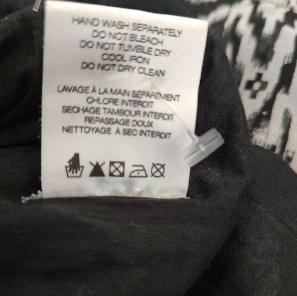 Iro IRO Adele Ikat black print mini skirt XS Size 26" / US 2 / IT 38 - 7 Thumbnail