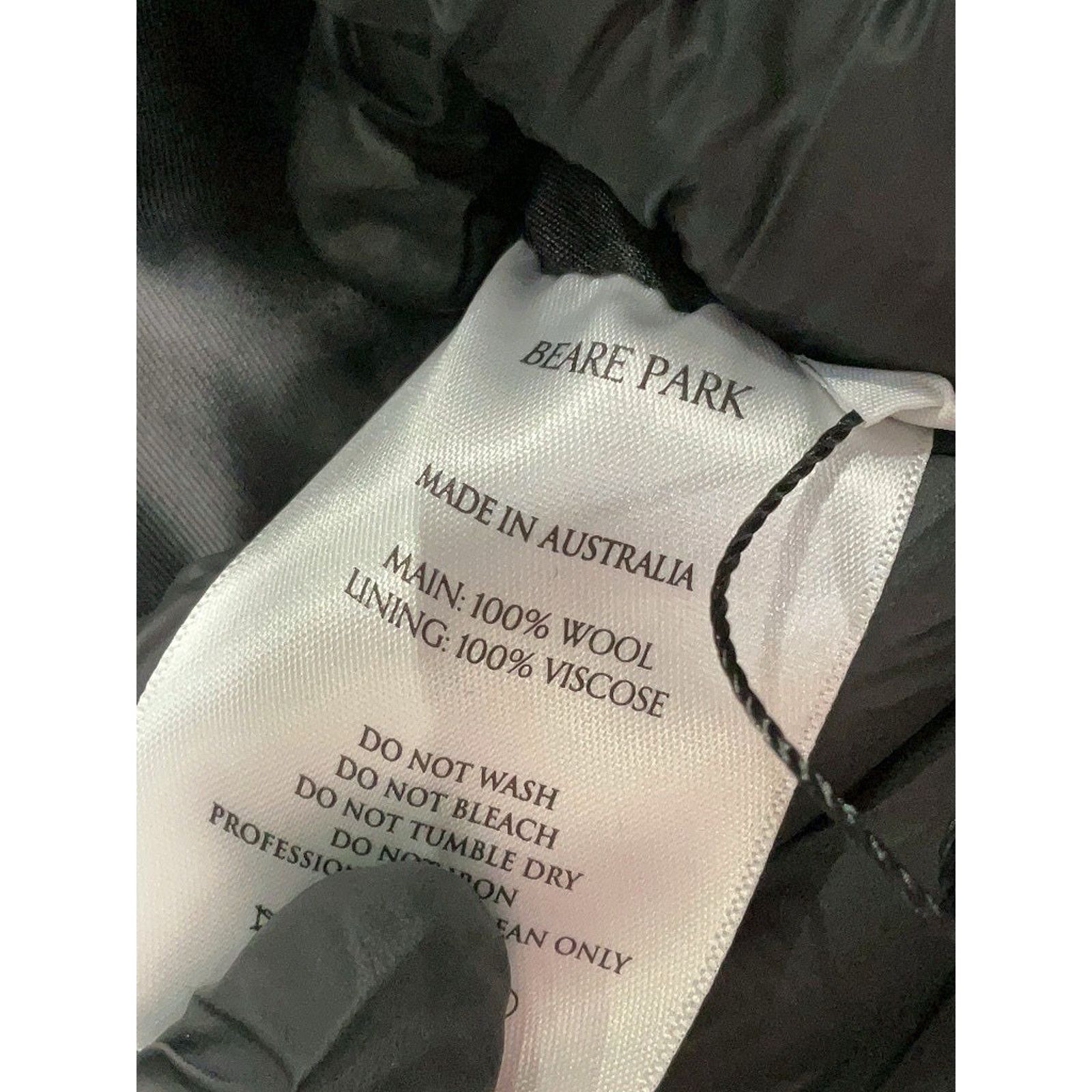 Other NWT Beare Park Wool Classic Black Blazer 12 (Aus 16) Size XL / US 12-14 / IT 48-50 - 4 Thumbnail