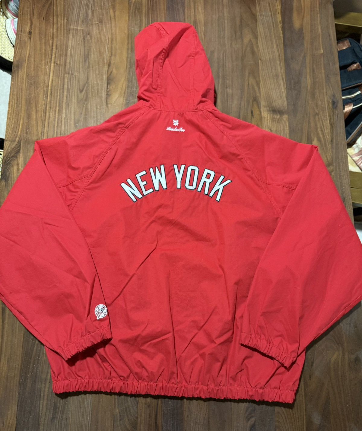 Aime Leon Dore Aime Leon Dore New York Yankees Lightweight Hooded Jacket Size US XXL / EU 58 / 5 - 12 Thumbnail