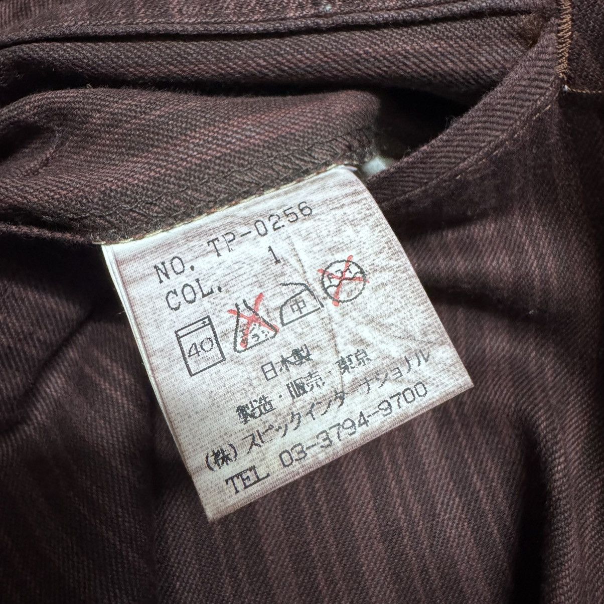 Tornado Mart Tornado Mart expose Button Pinstriped Flare Pants Size US 28 / EU 44 - 21 Thumbnail