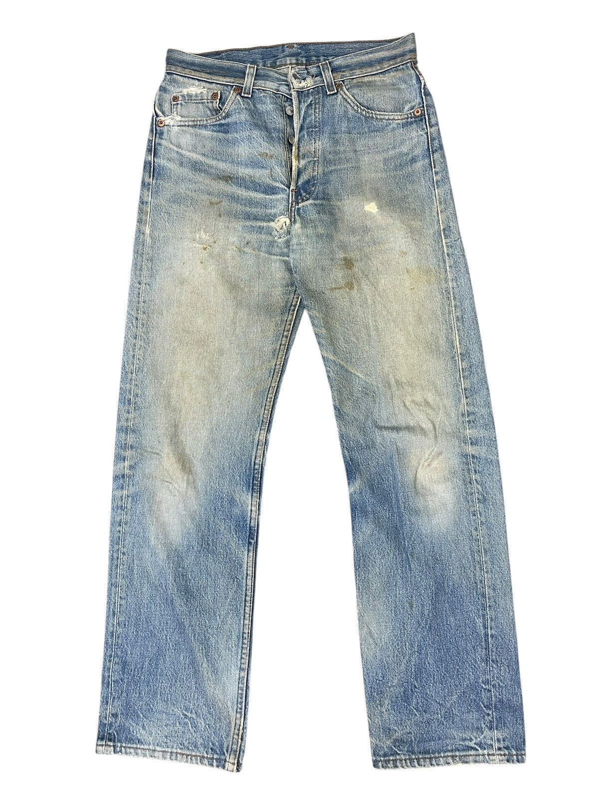 Levi's Vintage Levi’s 501 XX Distressed Jeans Straight Cut Size US 29 - 1 Thumbnail