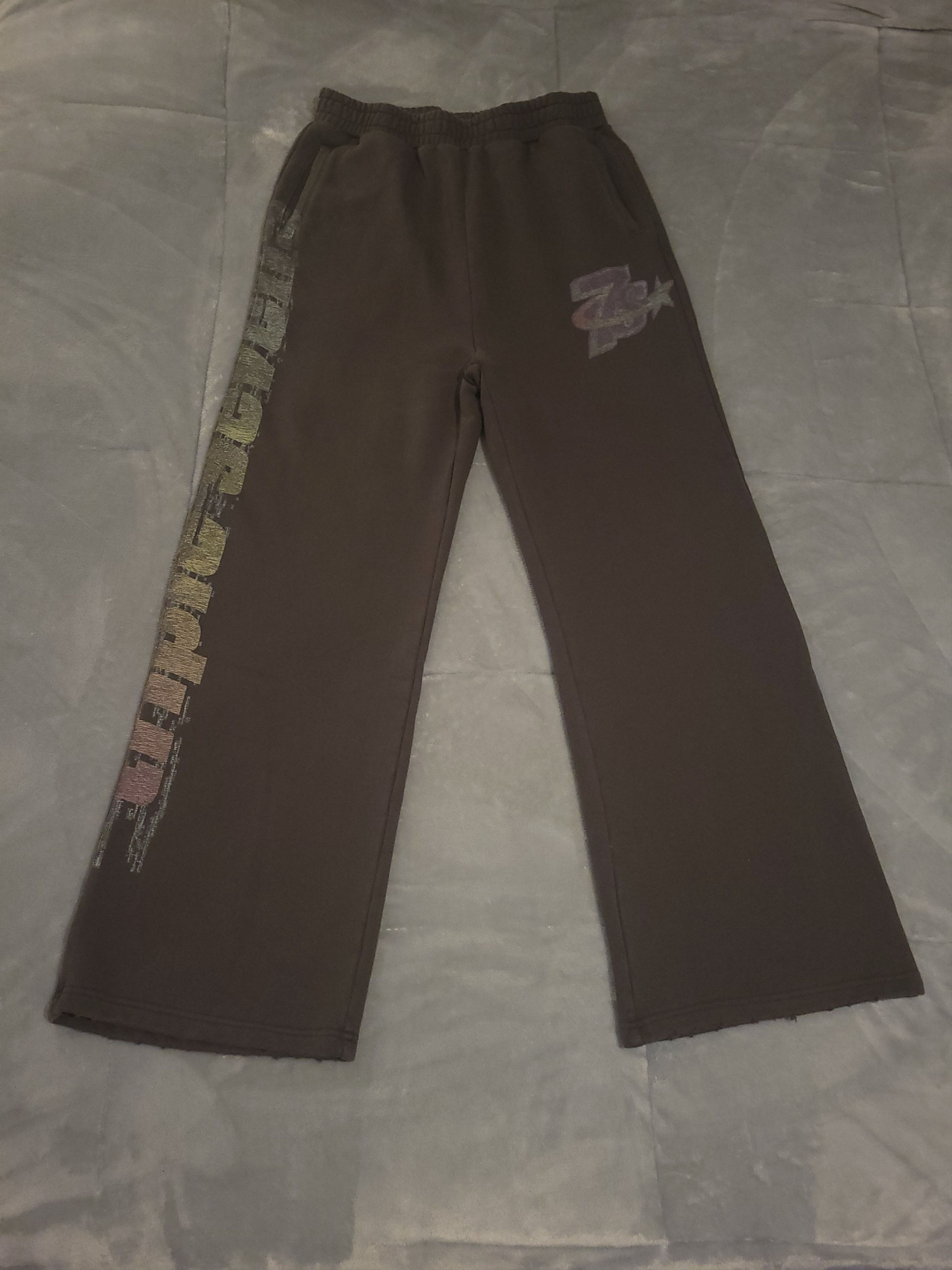 TRIPLE SEVENS Triple Sevens - Black Wide Leg Sweatpants - Men's XL - BNWT Size US 36 / EU 52 - 1 Thumbnail