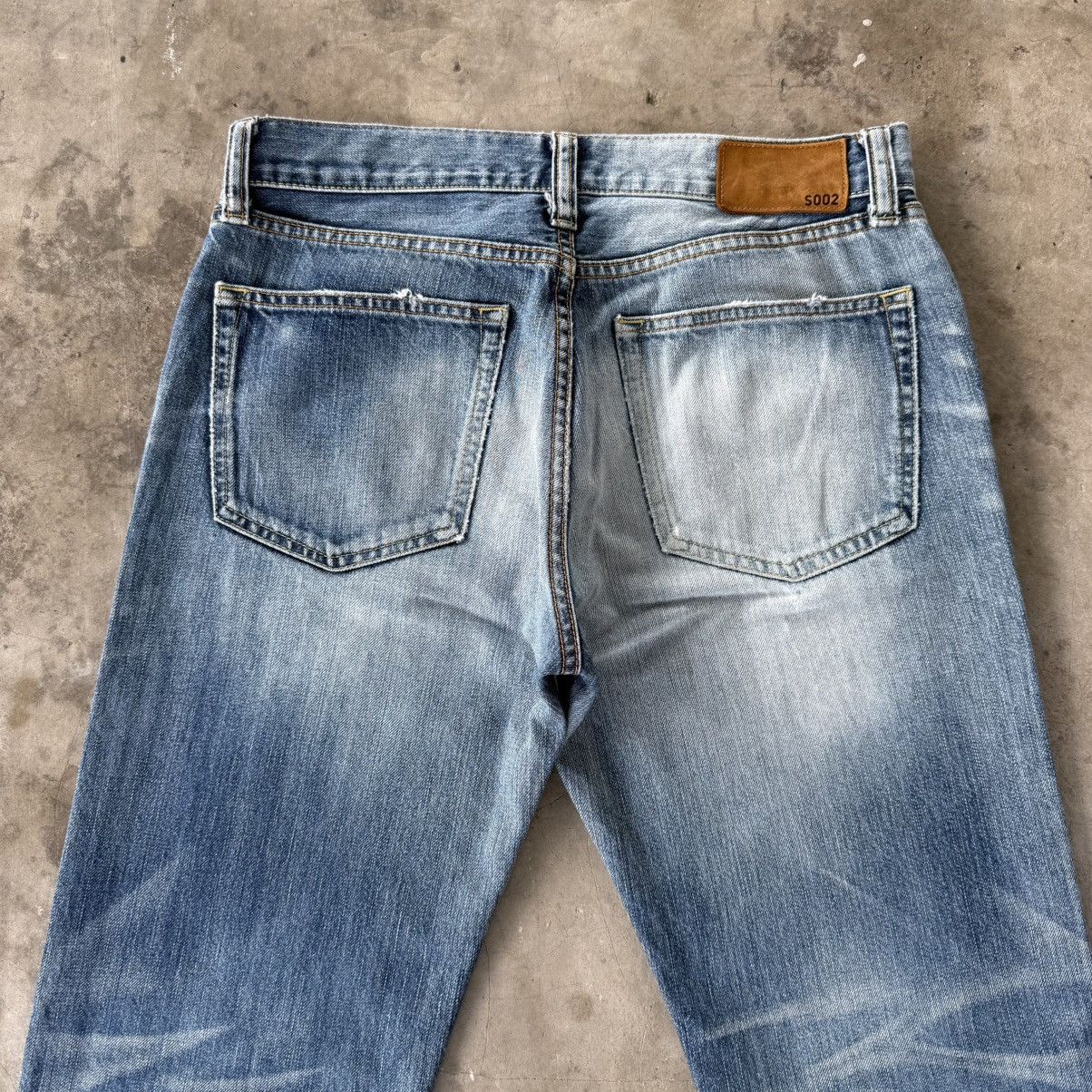 Japanese Brand Vintage Japanese S002 Faded Mud Washer Denim Jean Pants Size US 32 / EU 48 - 8 Thumbnail
