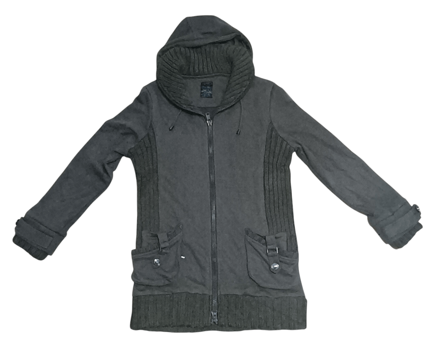 Spinash SPINASH PUNK MULTIPOCKET FULL ZIPPER HOODIE JACKET Size US M / EU 48-50 / 2 - 1 Thumbnail