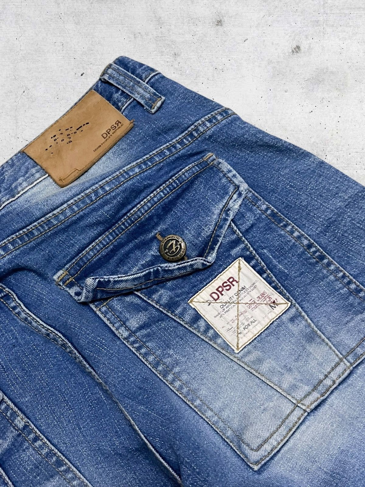 Japanese Brand VINTAGE JAPAN DESIGNER CRAFTED PREMIUM SPLASH OG DENIM Size US 32 / EU 48 - 17 Thumbnail