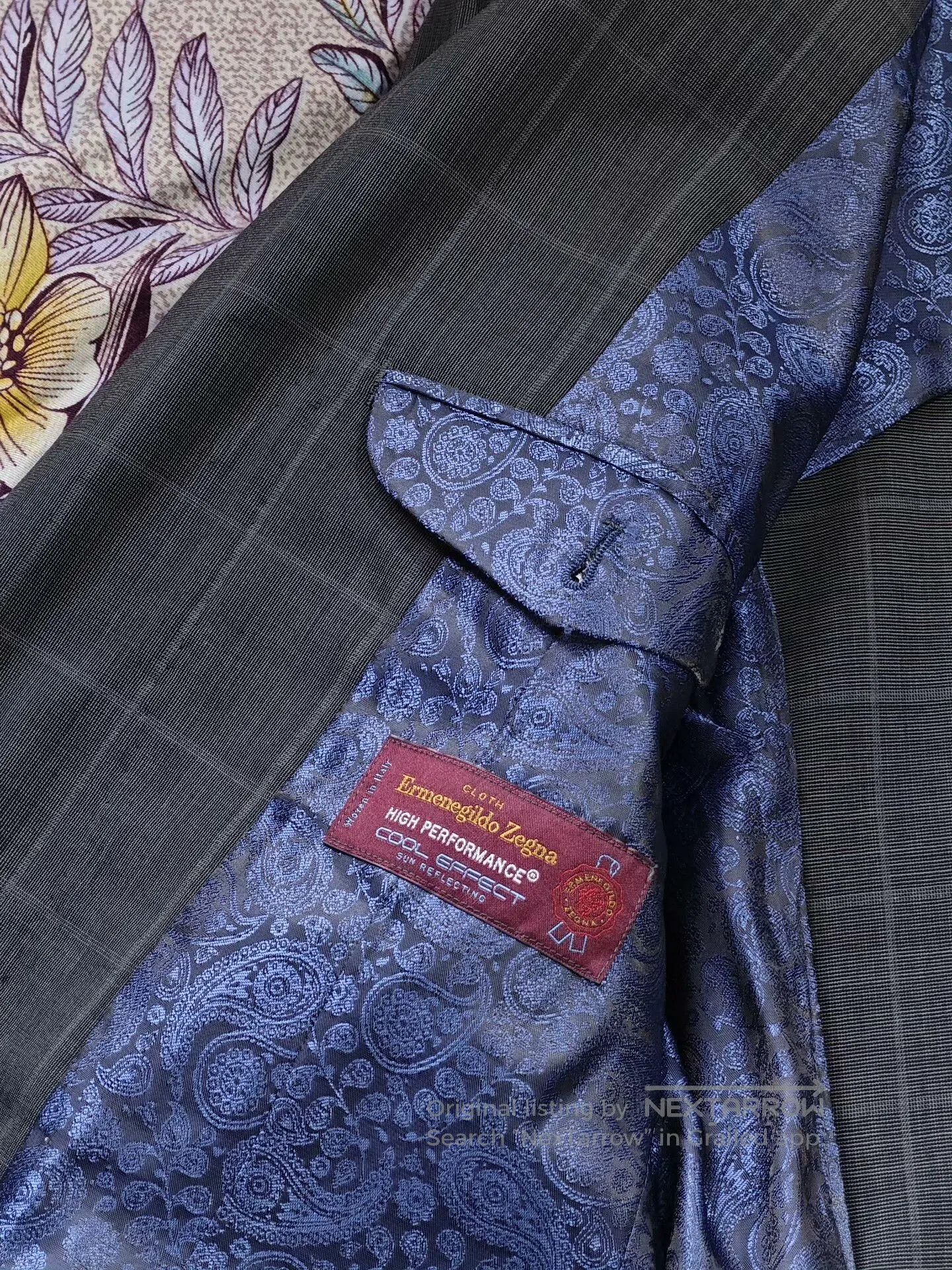Ermenegildo Zegna Custom Zegna Wool-Linen Blend Suit. Size US M / EU 48-50 / 2 - 7 Thumbnail