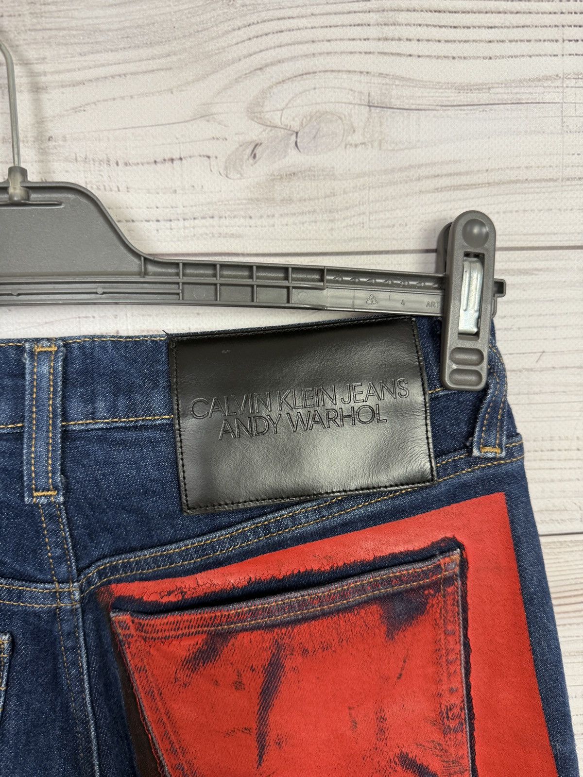 Andy Warhol Calvin klein Andy Warhol Jeans red picture Size US 29 - 13 Thumbnail