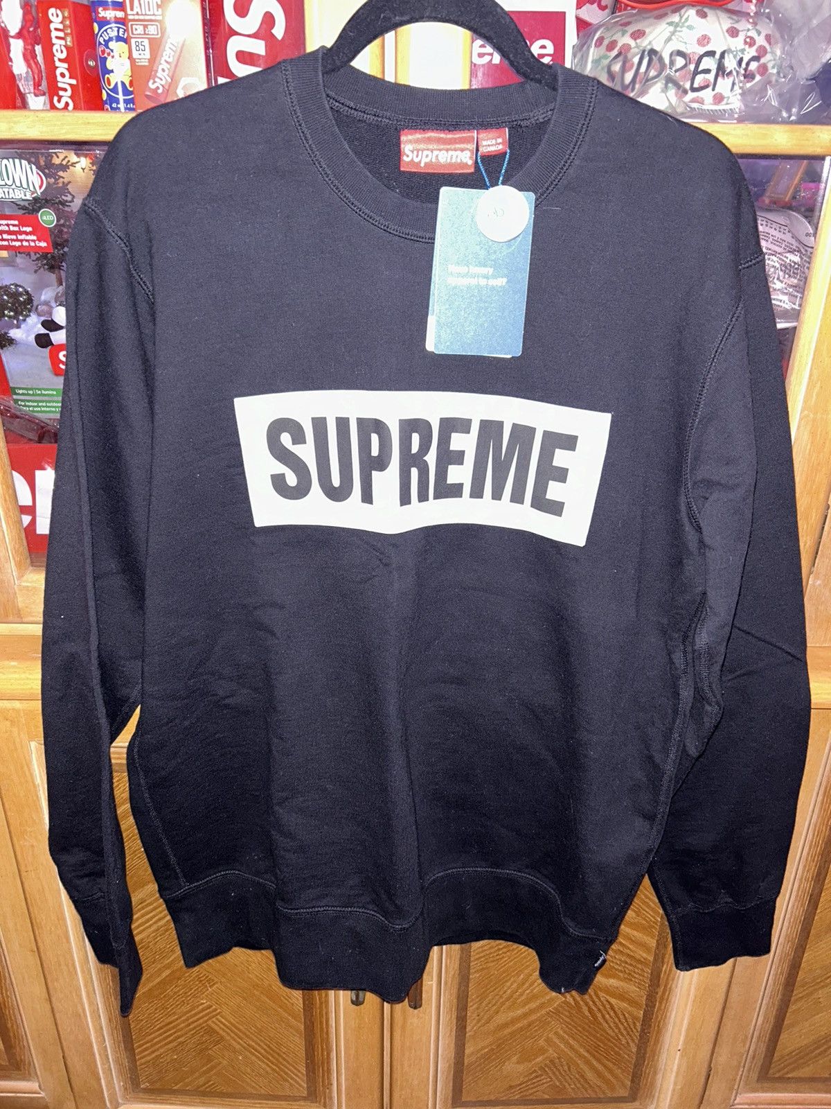 Supreme Supreme Marathon Crewneck SS14 Sweater size Large NEW Size US L / EU 52-54 / 3 - 1 Thumbnail