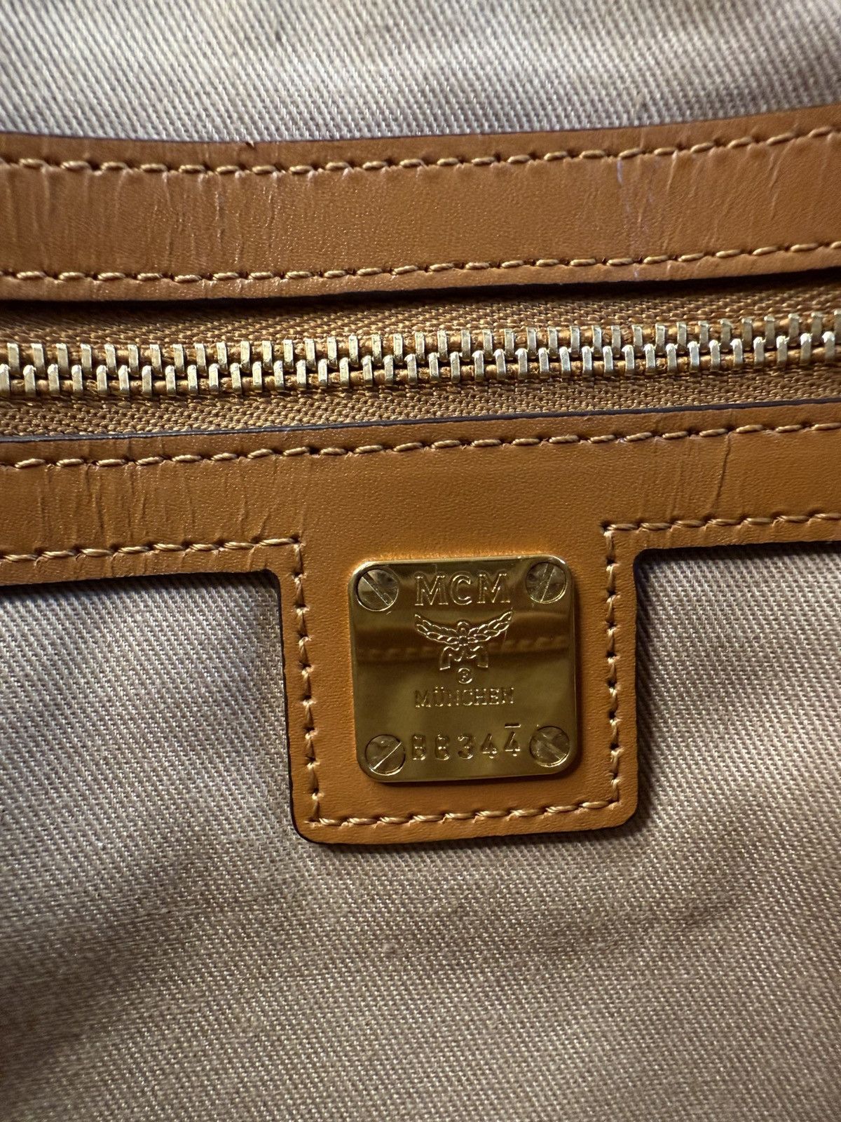 MCM MCM Visetos Original Pouch Cognac and Cardholder Size ONE SIZE - 5 Thumbnail