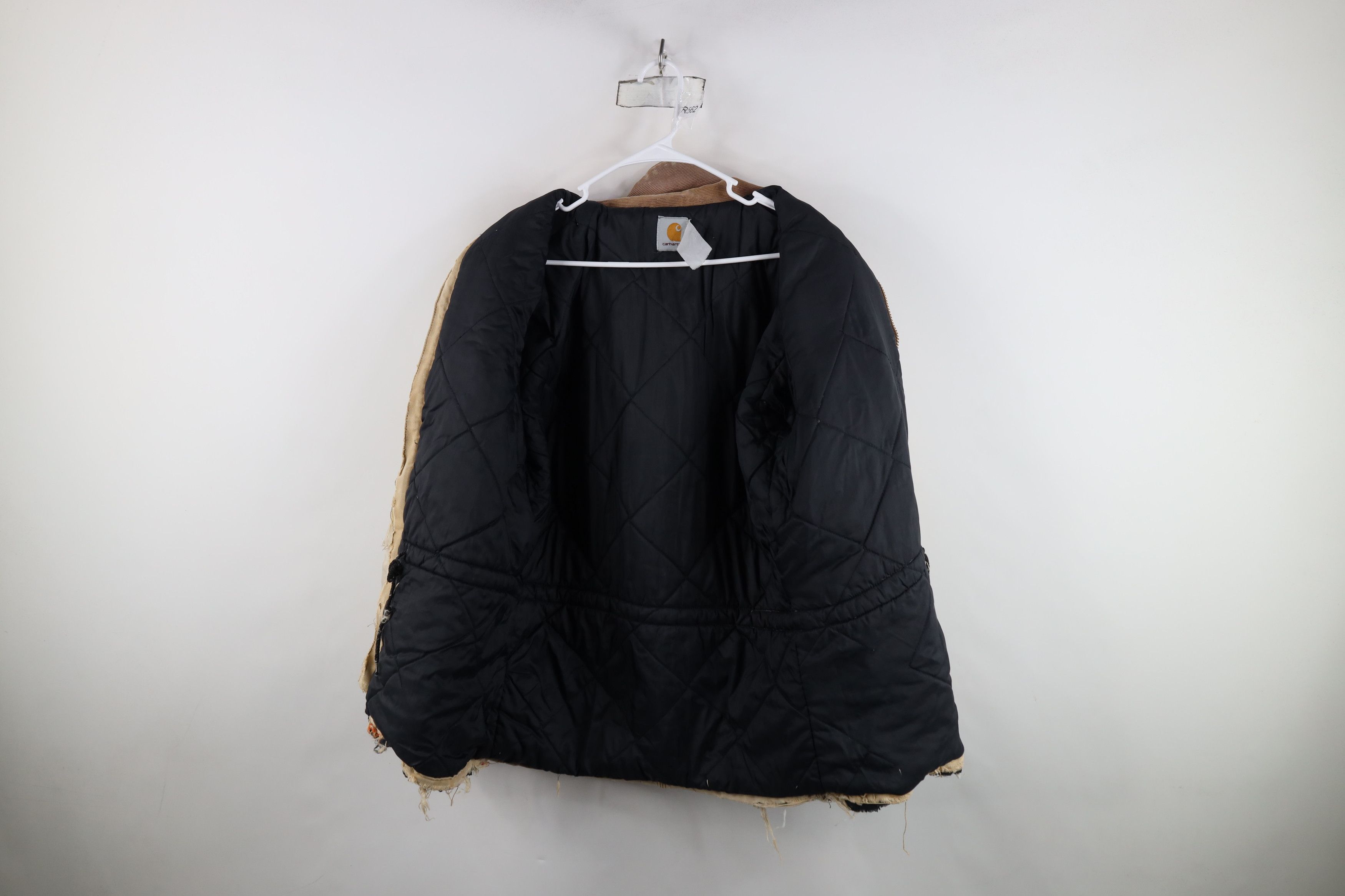 Carhartt Vintage 90s Carhartt Quilted Chore Barn Jacket Duck Brown Size US L / EU 52-54 / 3 - 13 Thumbnail