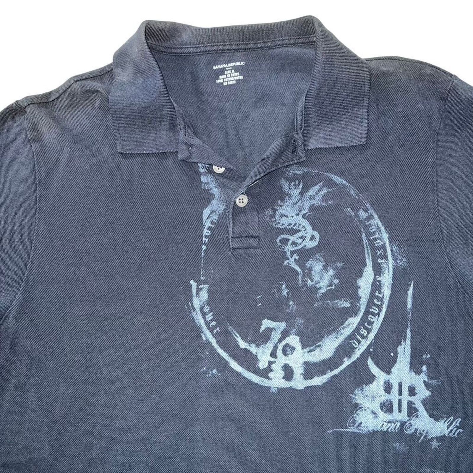 Banana Republic Banana Republic Polo T Shirt Short Sleeve Collared Pullover Size US XL / EU 56 / 4 - 2 Thumbnail