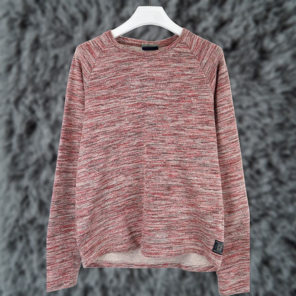 Scotch & Soda SCOTCH & SODA Sweatshirt Men LARGE Pink Pullover Crew Neck Long Sleeve Knit Shirt Size US L / EU 52-54 / 3 - 1 Thumbnail