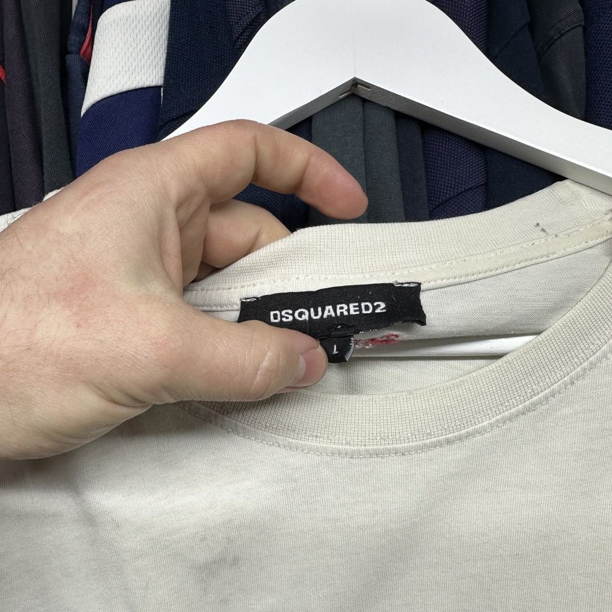 Dsquared2 Luxury Dsquared2 T-shirts Big Logo Size L 00s UsA Size US L / EU 52-54 / 3 - 8 Thumbnail