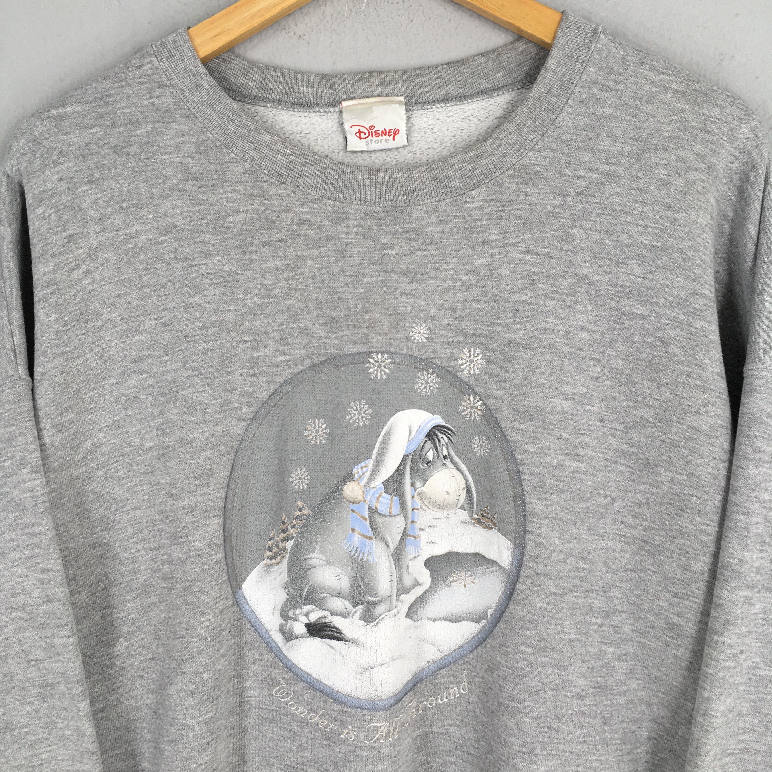 Cartoon Network Vintage Eeyore Disney Character Sweatshirt 2XLarge Size US XXL / EU 58 / 5 - 2 Thumbnail