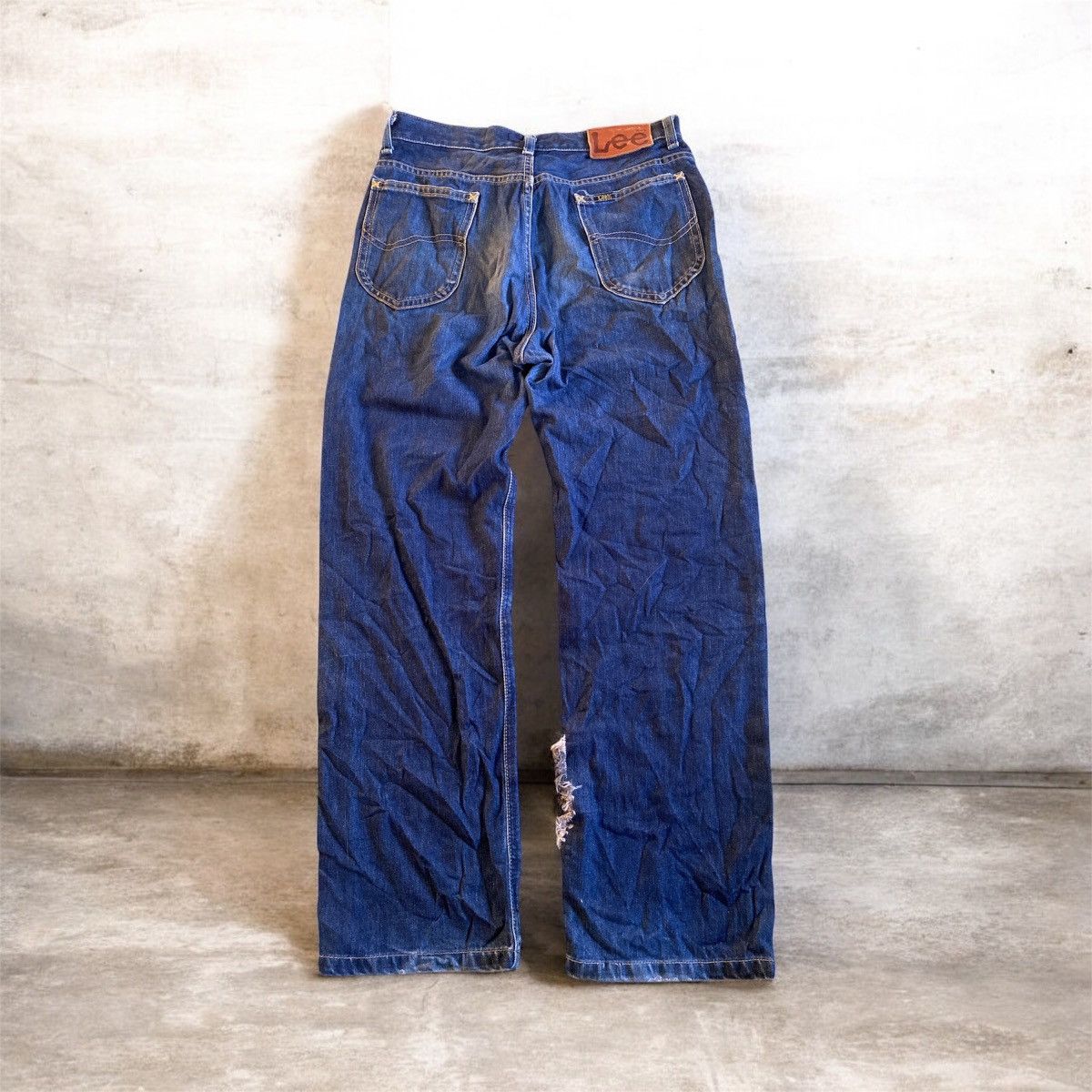 If Six Was Nine Distressed Mr Lee Rider GRIPPER ZIPPER Size US 30 / EU 46 - 7 Thumbnail