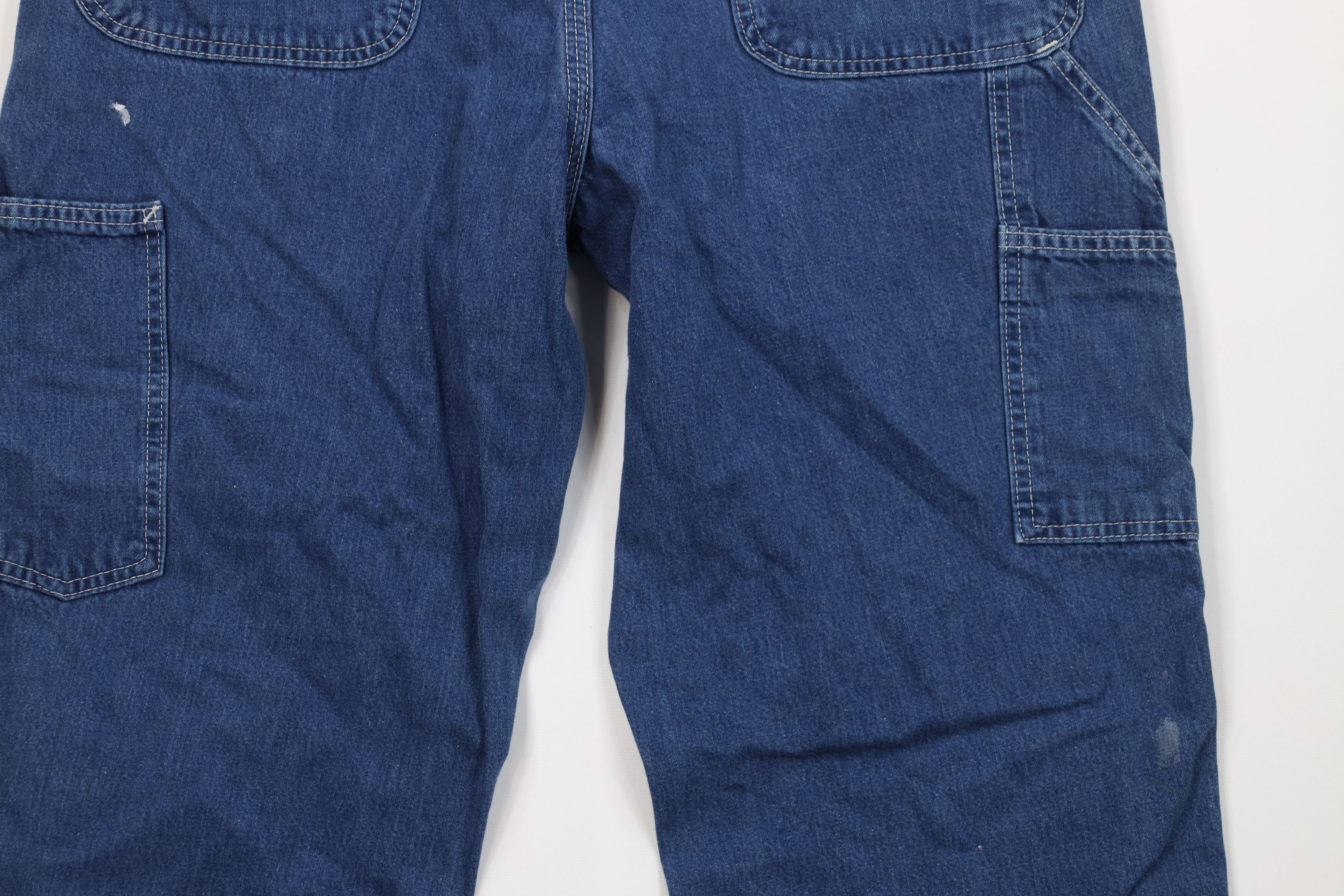Carhartt Vintage Y2K Carhartt Workwear Wide Leg Dungaree Denim Jeans Size US 34 / EU 50 - 14 Thumbnail