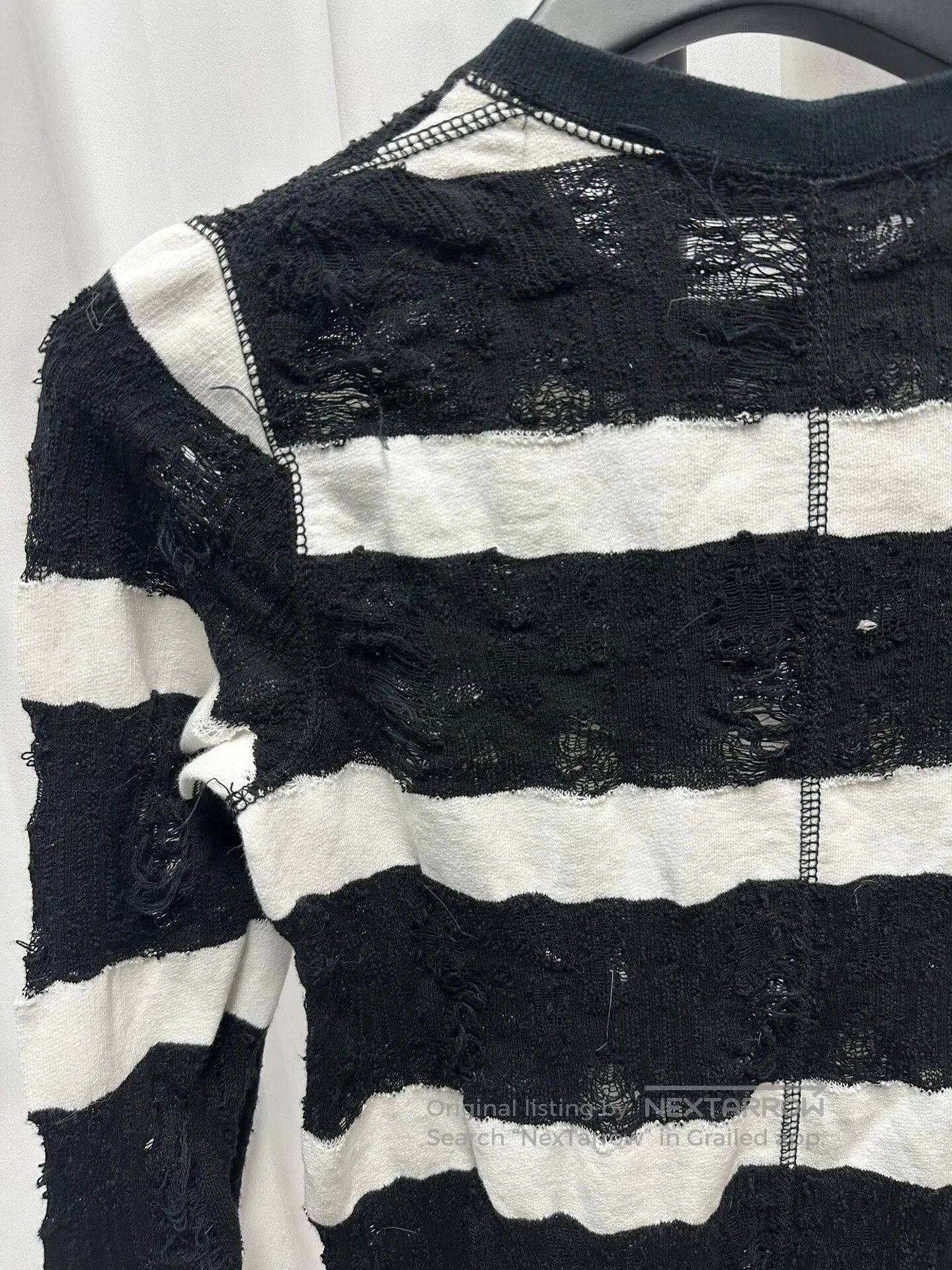 Junya Watanabe Junya Watanabe Striped Long Sleeve Top. Size S / US 4 / IT 40 - 7 Thumbnail