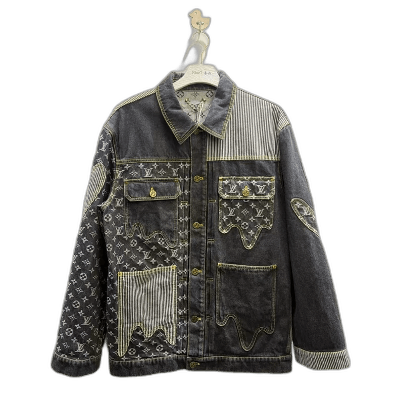Louis Vuitton Louis Vuitton Nigo Embroidered Denim Jacket-yf Size US L / EU 52-54 / 3 - 1 Thumbnail
