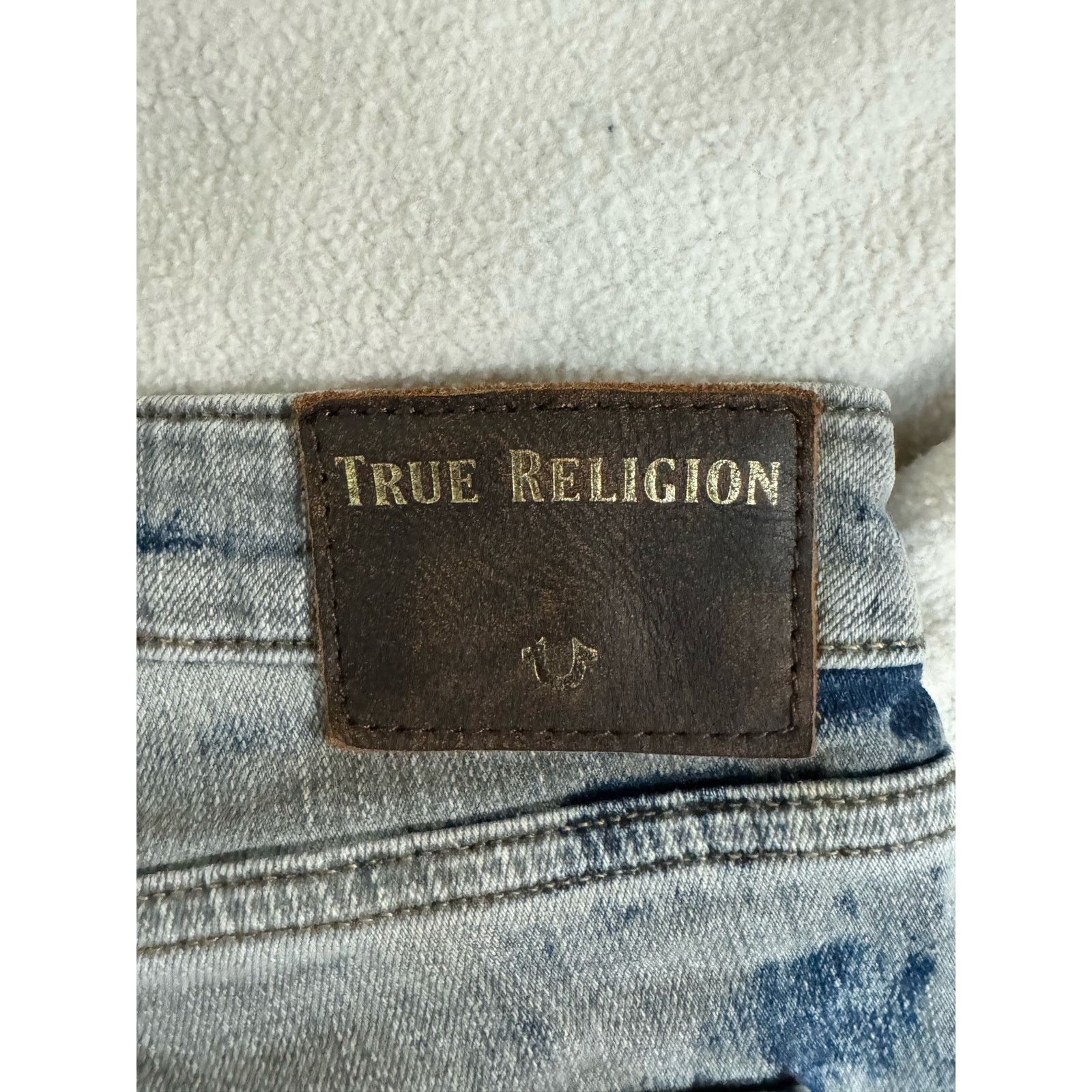 True Religion True Religion Jennie Curvy Skinny Jean Marble Moon Women 31" Size 31" - 11 Thumbnail