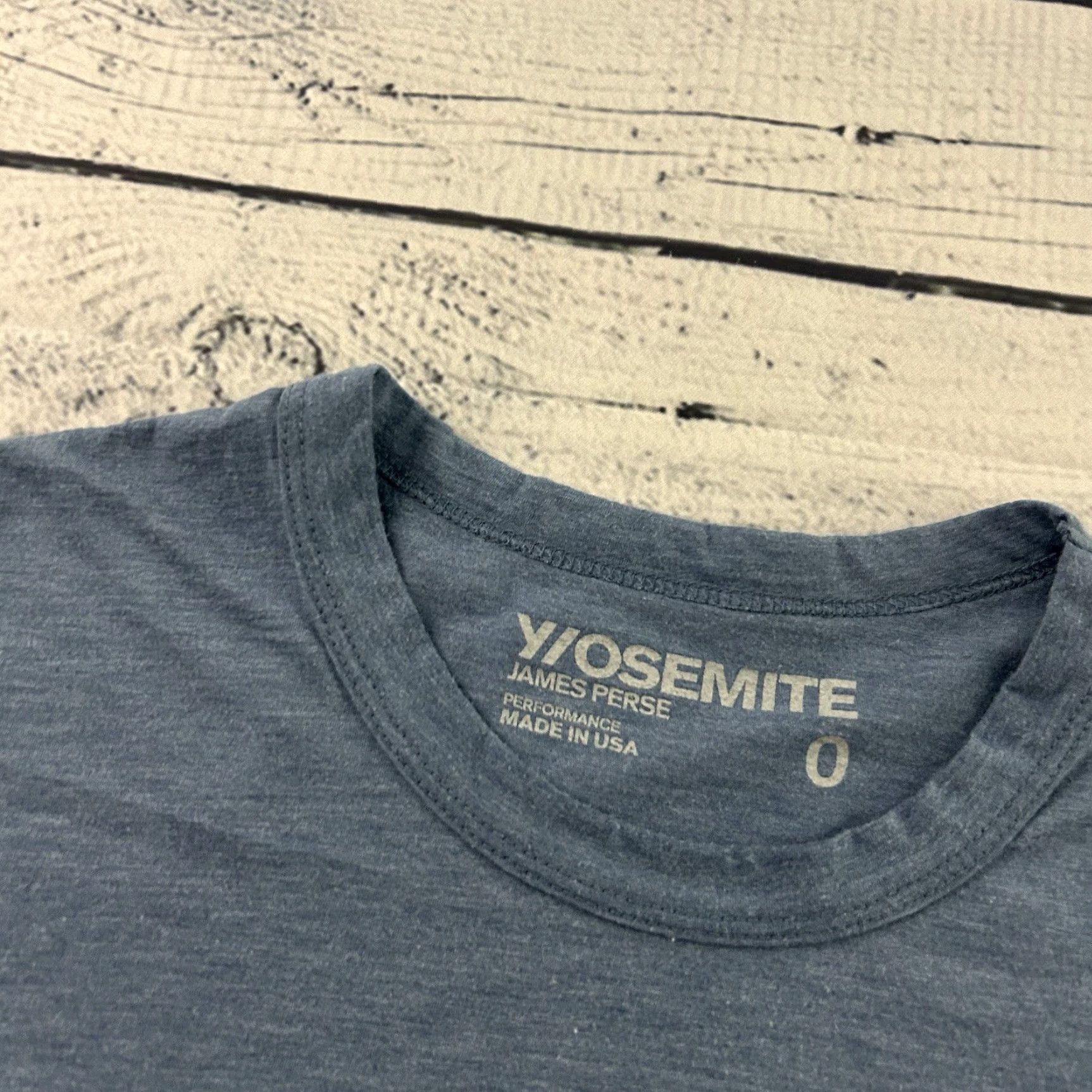 James Perse James Perse Y/O Yosemite Short Sleeve T Shirt Men's 0 Blue Size US XS / EU 42 / 0 - 2 Thumbnail
