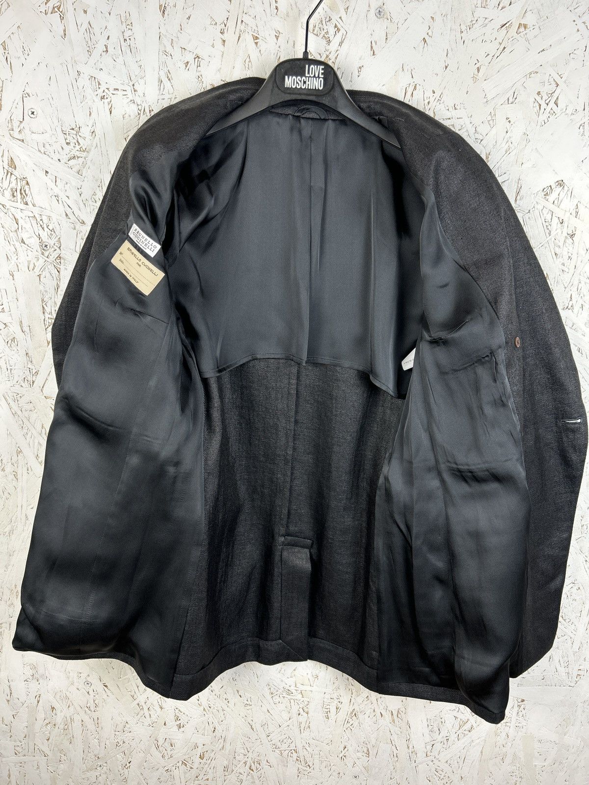 Brunello Cucinelli Brunello Cucinelli Lino Waxed Blazer Jacket Size S / US 4 / IT 40 - 6 Thumbnail