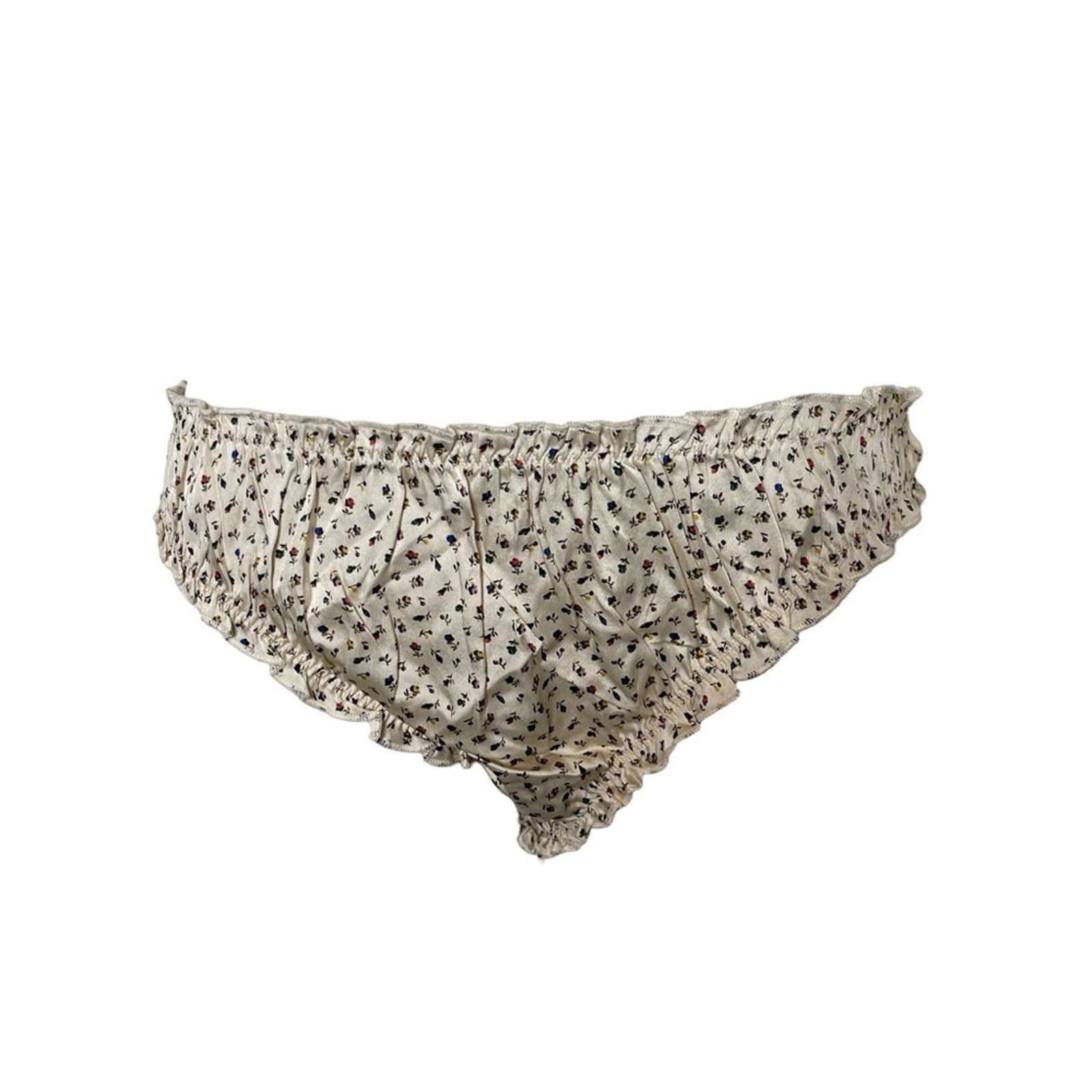 Doen Lucie Bralette Luda Brielf set 100% silk Sweet Clover