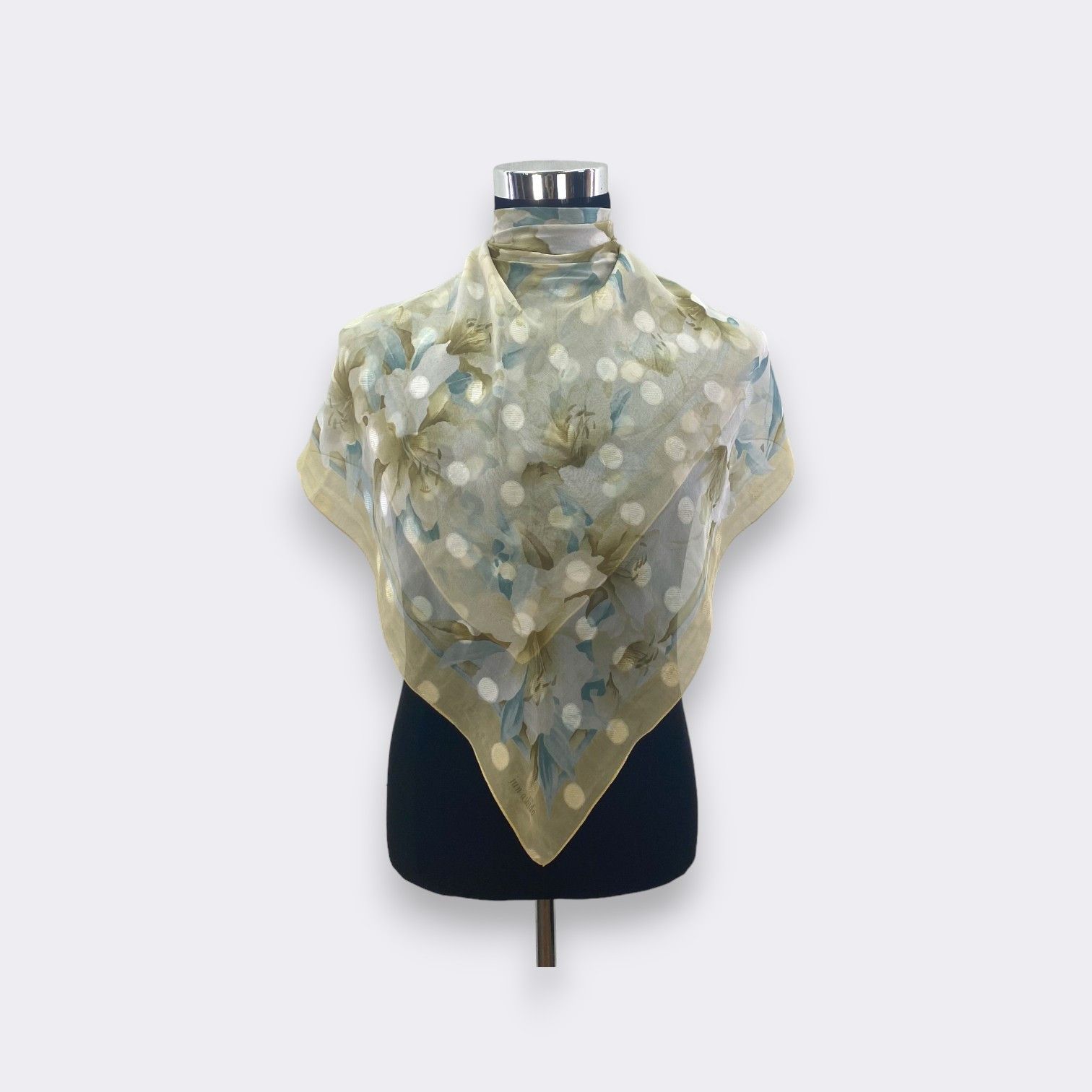 Designer × Japanese Brand × Vintage Vintage 90s Jun ashida Silk Scarf SSC213 Size ONE SIZE - 1 Thumbnail