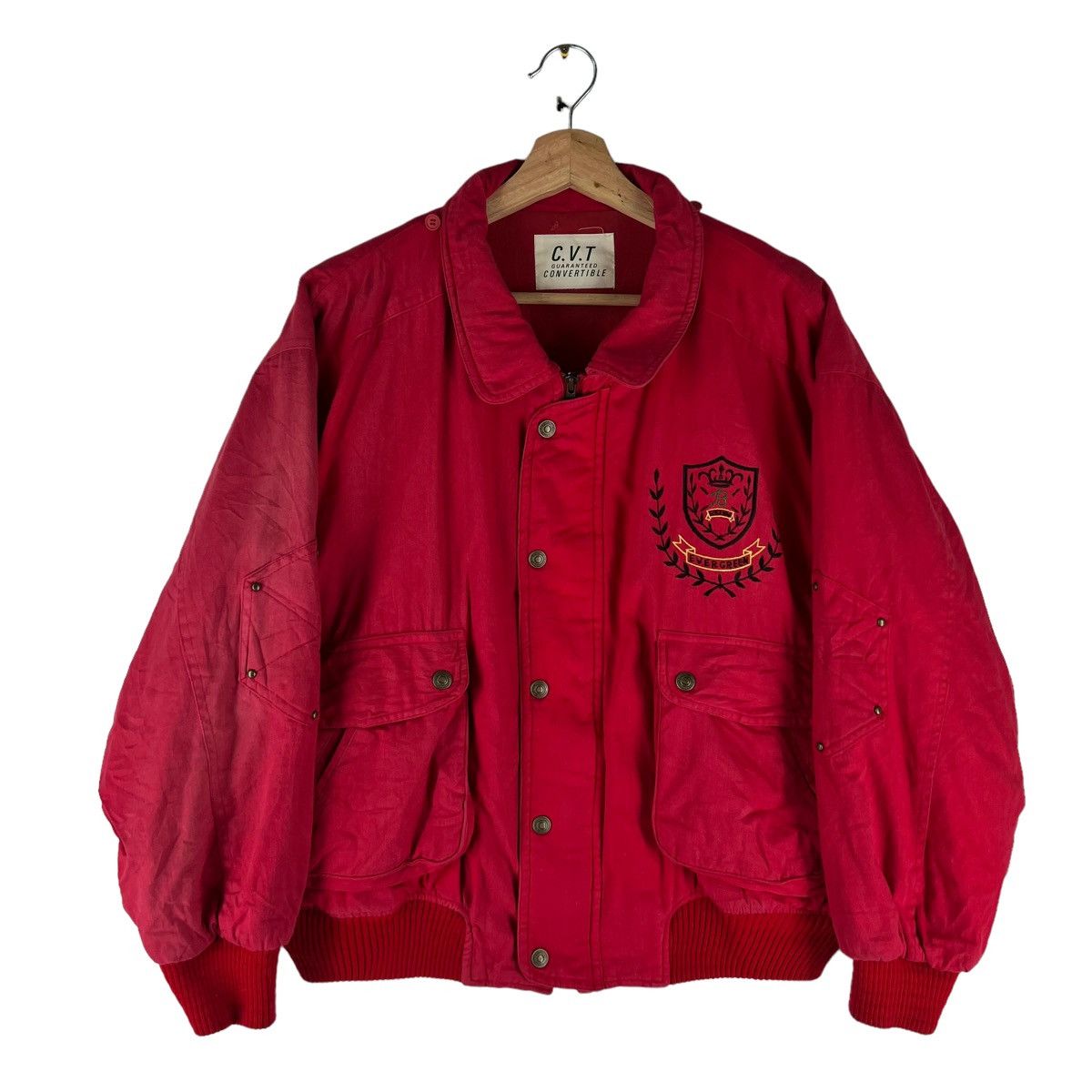 Japanese Brand 🔥VINTAGE BOMBER JACKET JUMPER CVT EDENHALLCLUB Size US M / EU 48-50 / 2 - 2 Thumbnail