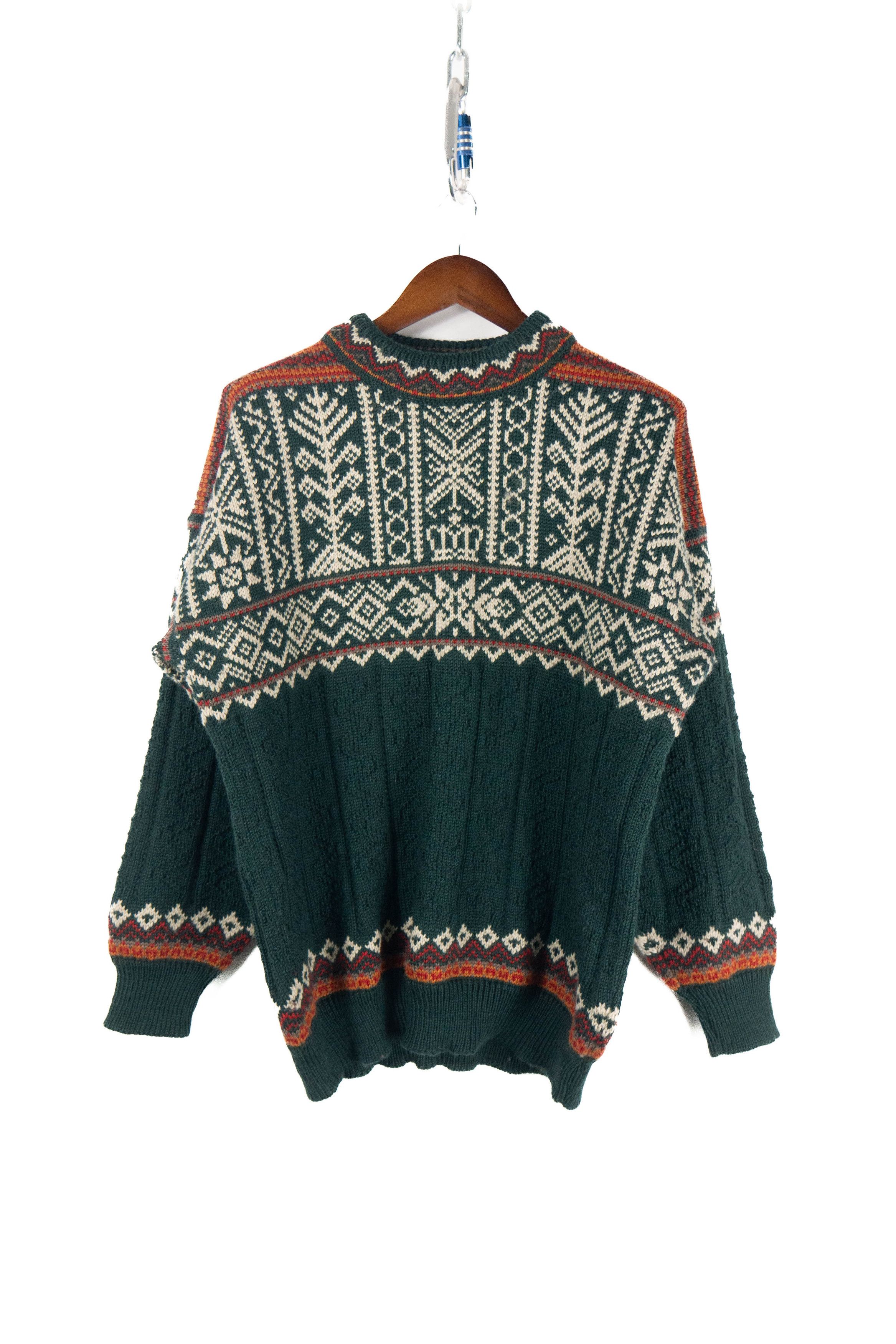 Dale Of Norway Sweater Dale of Norway Trondheim green color Size US L / EU 52-54 / 3 - 1 Thumbnail