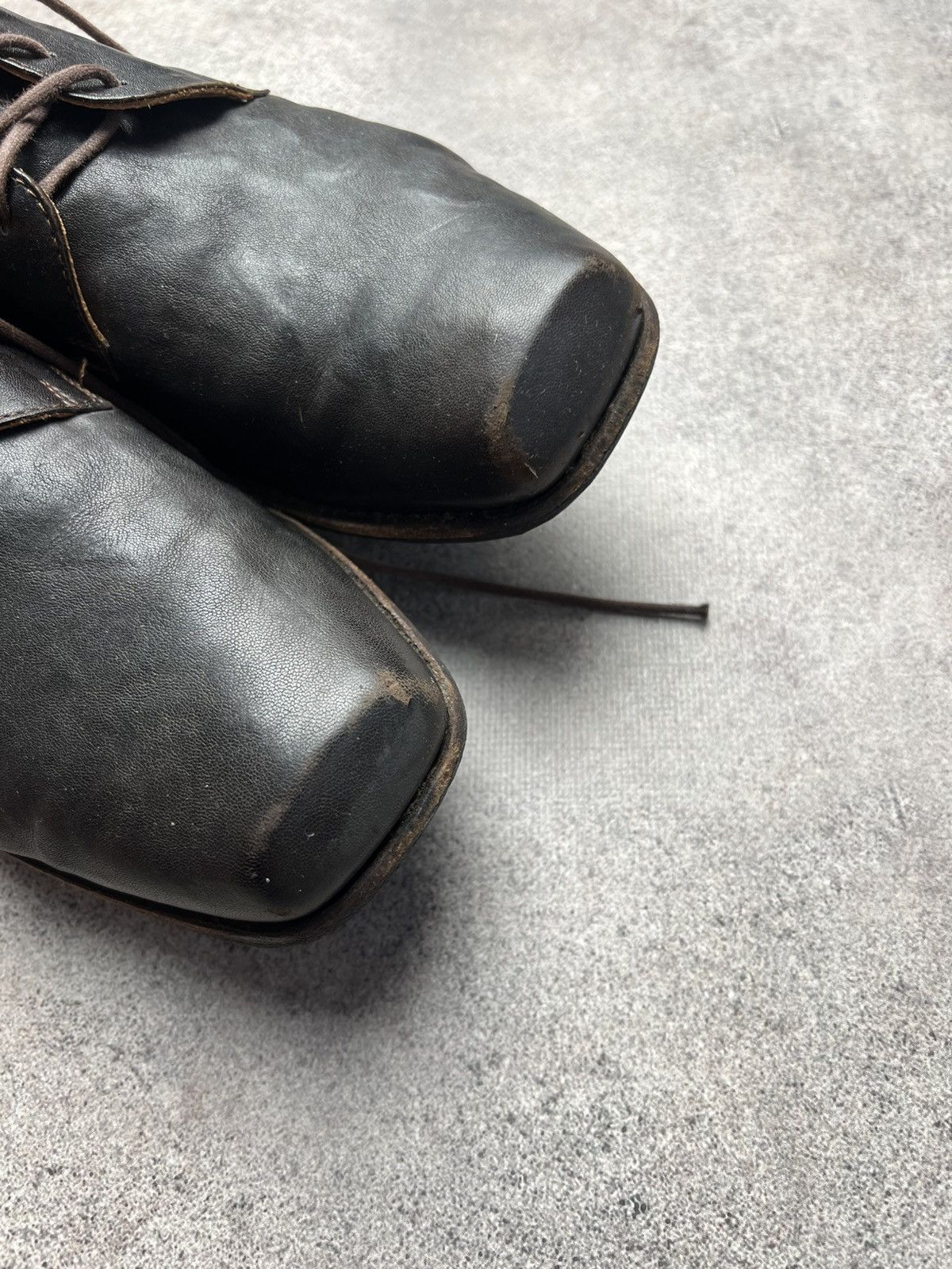Vintage Vintage leather ugly faded shoes Size US 7.5 / EU 40-41 - 3 Thumbnail