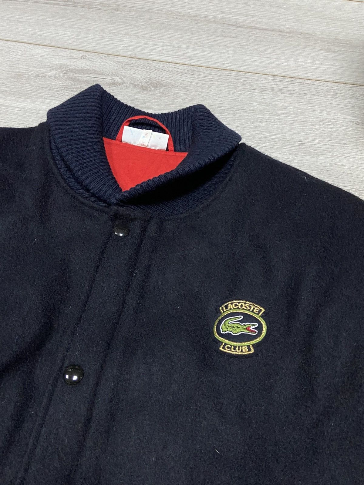 Lacoste Lacoste Chemise France wool bomber croc jacket Size US XL / EU 56 / 4 - 3 Thumbnail