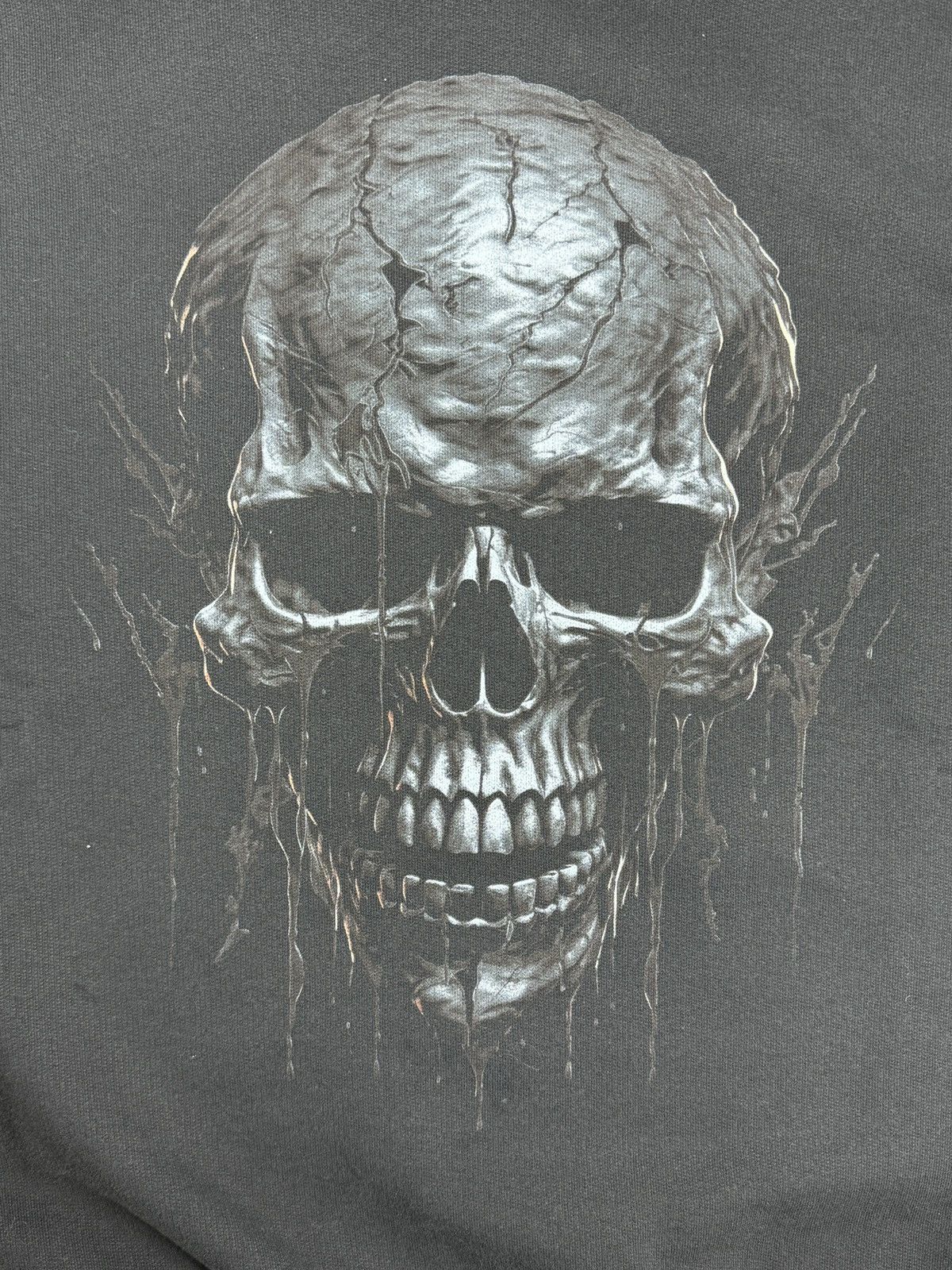 Vetements SCULL PRINT OVERSIZED HOODIE Size US XXL / EU 58 / 5 - 3 Thumbnail