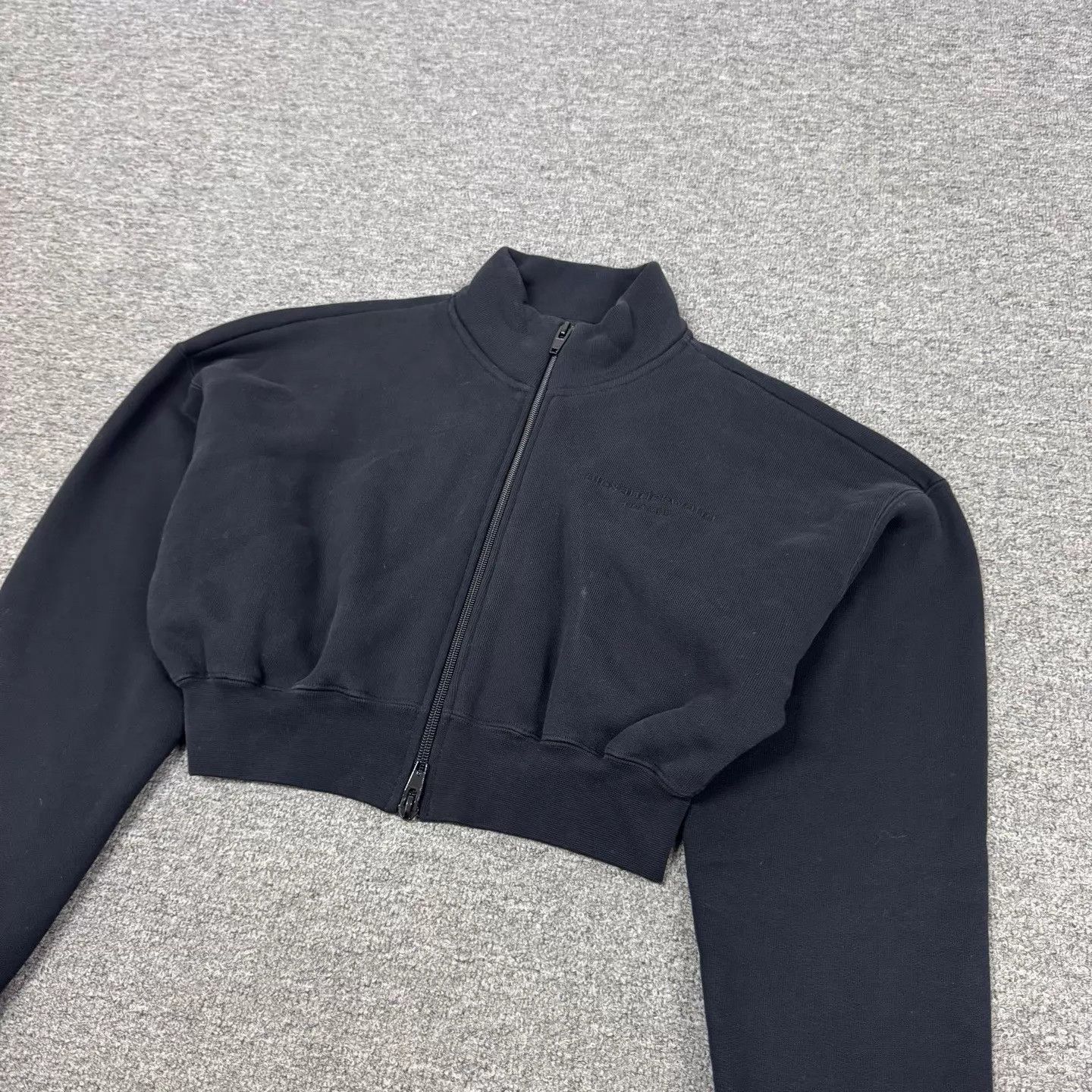 Alexander Wang Alexander Wang Black Short Zip Crop Jacket XS Size XS / US 0-2 / IT 36-38 - 3 Thumbnail