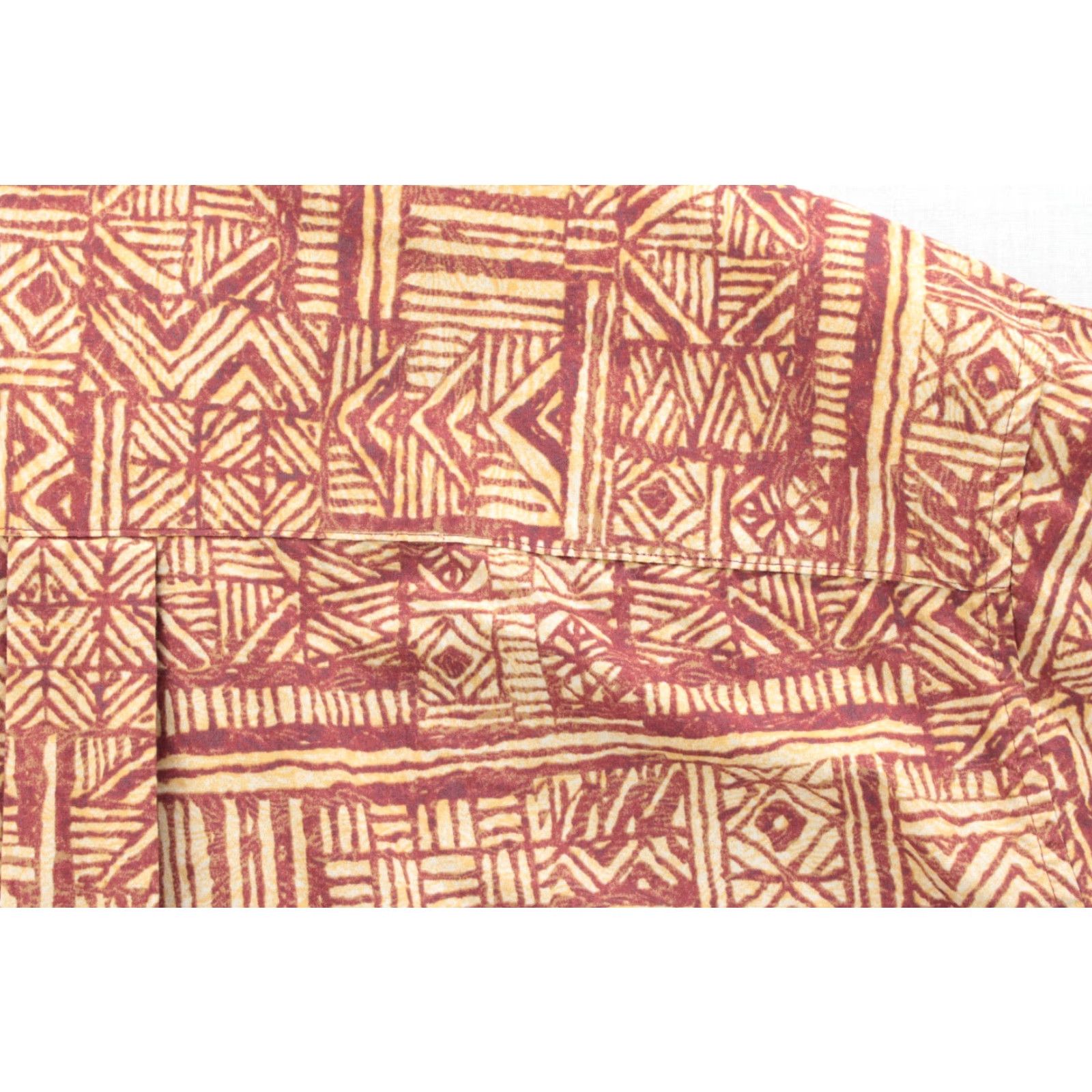 ALOHAS VINTAGE Cooke Street Honolulu Hawaiian Shirt Mens 2XL Brown Aloha Luau Vacation Button-Up Short Sleeve Collared Beach Tropical Luau 90s Mens Size US XXL / EU 58 / 5 - 4 Thumbnail