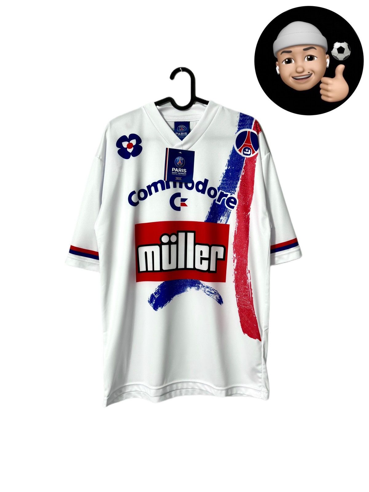Vintage 1992 2022 PSG Paris Official Retro Vintage Soccer Jersey Kit Size US M / EU 48-50 / 2 - 1 Thumbnail