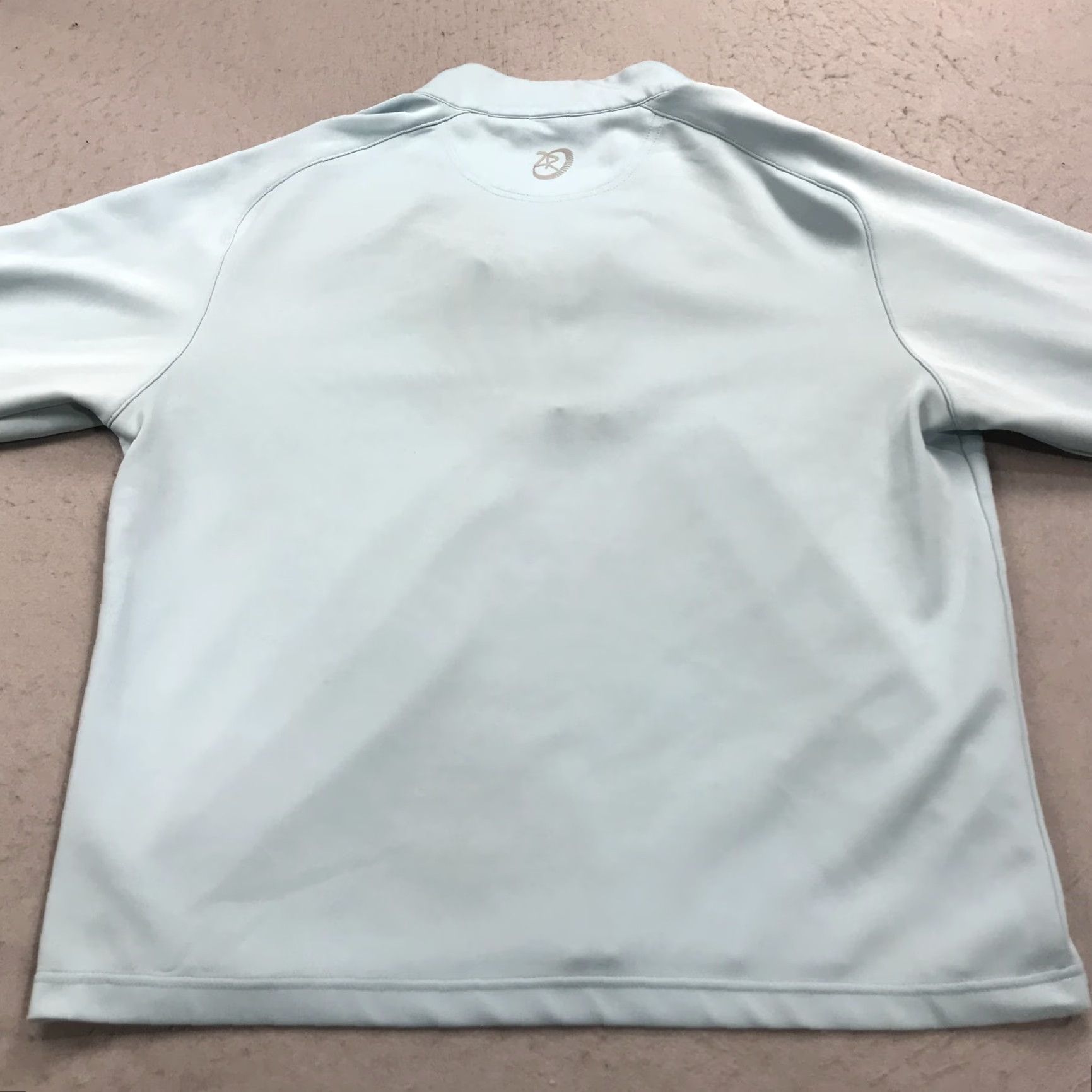 Vintage Zero Restriction Z500 Golf Jacket Mens Large Light Blue 1/4 Zip Tour Shirt Size US L / EU 52-54 / 3 - 7 Thumbnail