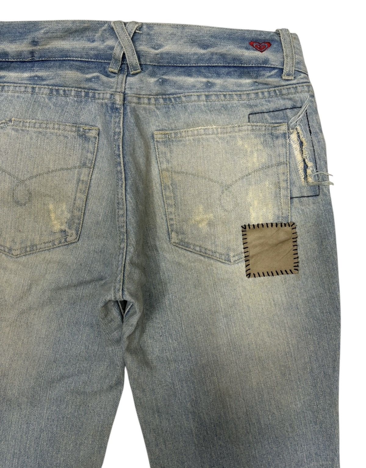 Japanese Brand × Kapital × Undercover Vintage Hippie Flare Jeans Bootcut Distressed Patchwork Roxy Size 30" / US 8 / IT 44 - 6 Thumbnail